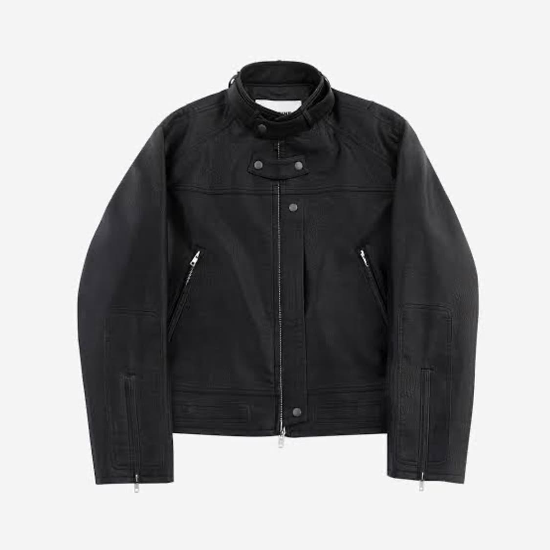 알렌느 3d 벨티드 바이커 레더자켓 2사이즈 새제품 상품이미지1