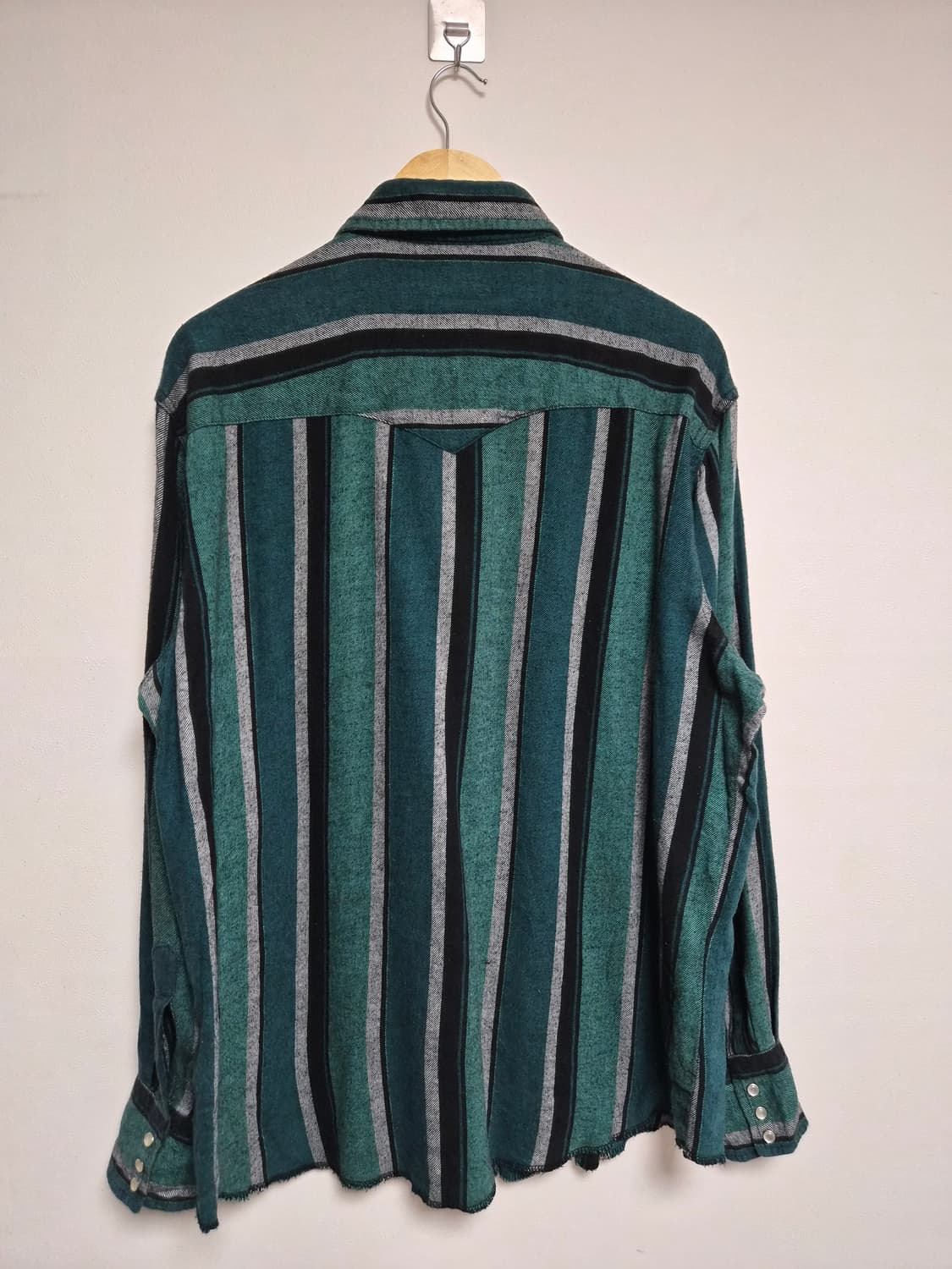 랭글러Wrangler 스트라이프 웨스턴 셔츠 XL사이즈 - S342 상품이미지2