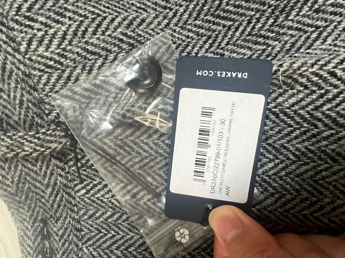 드레익스/헤링본 해리스 트위드 게임스 트라우저/30 상품이미지7