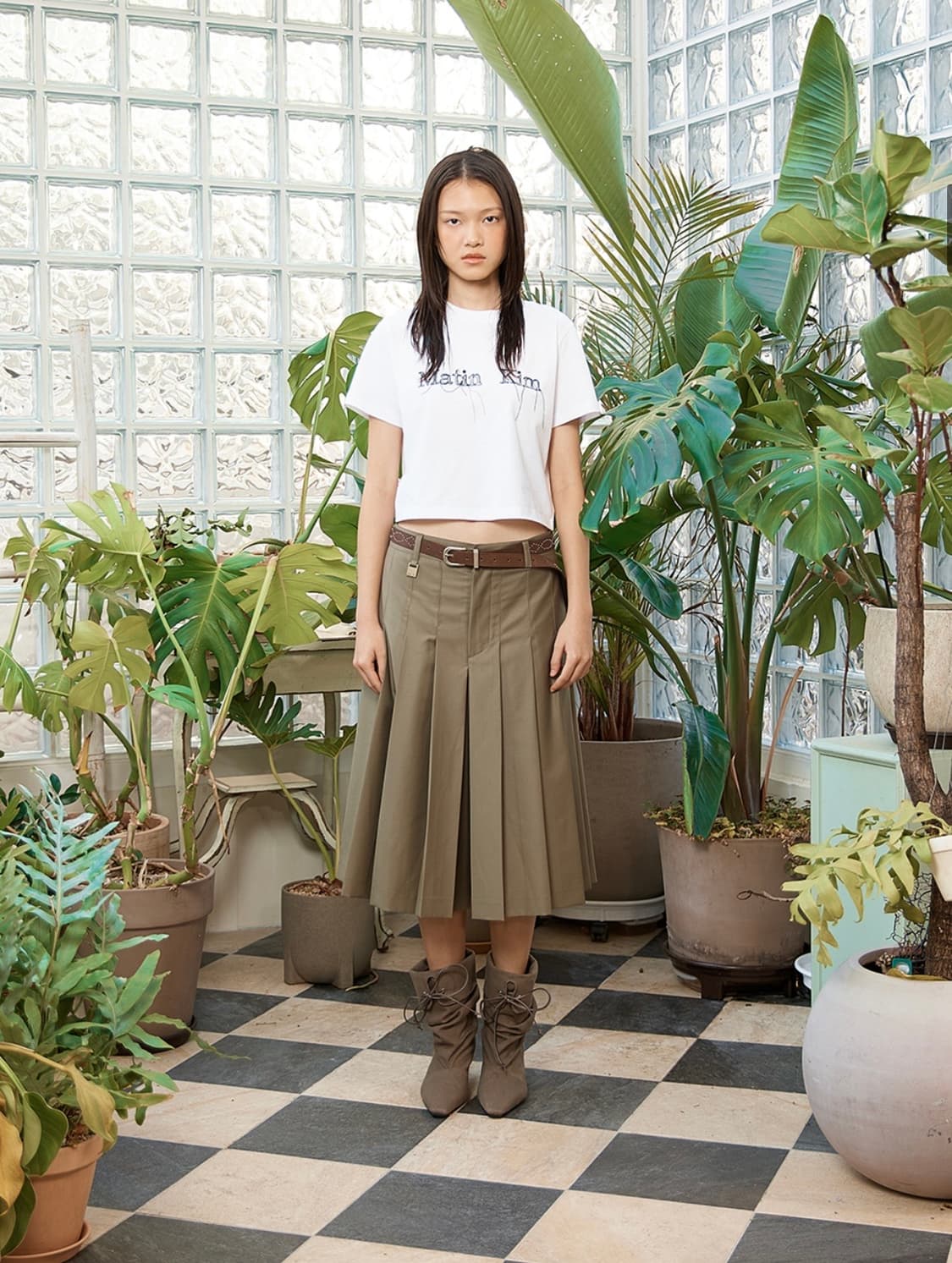 마뗑킴 로고 반팔티 새상품 상품이미지4