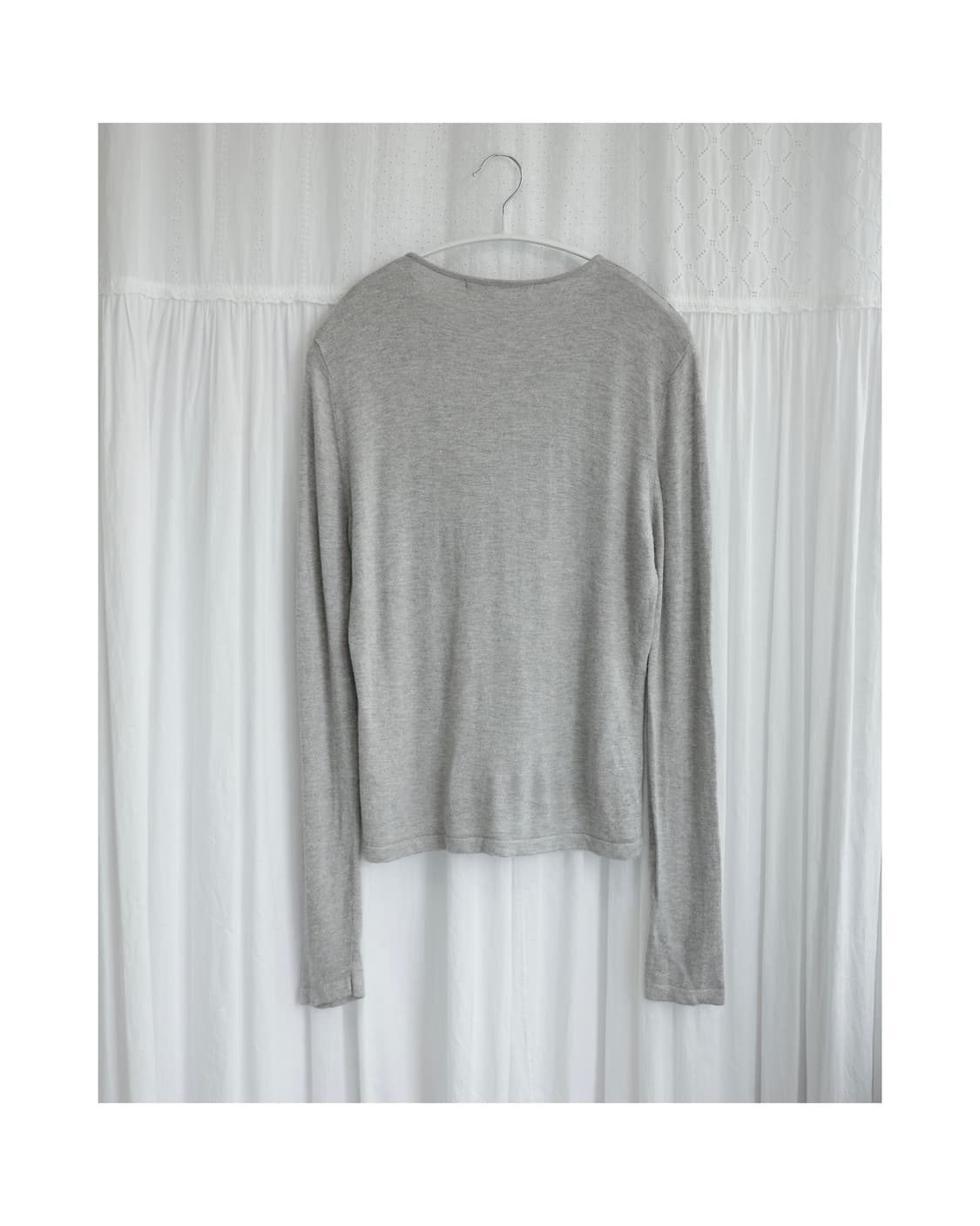 natural beauty grey cardigan 상품이미지5