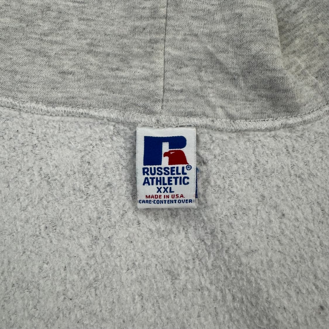 90s 러셀 빈티지 스웻 후드 집업 made in USA (2XL)  상품이미지5