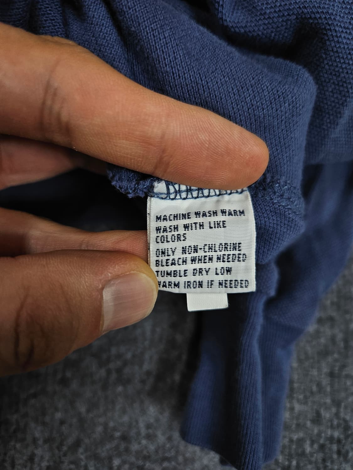 폴로 랄프로렌 네이비 카라셔츠 급처 상품이미지5