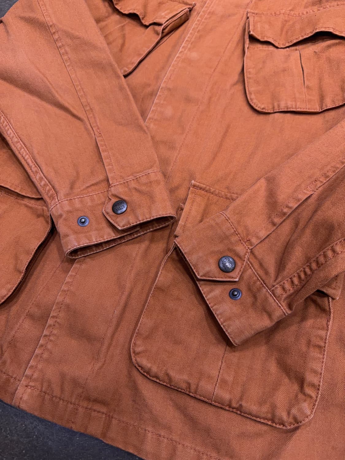 유니폼브릿지 정글 퍼티그 자켓 오렌지 M 상품이미지8