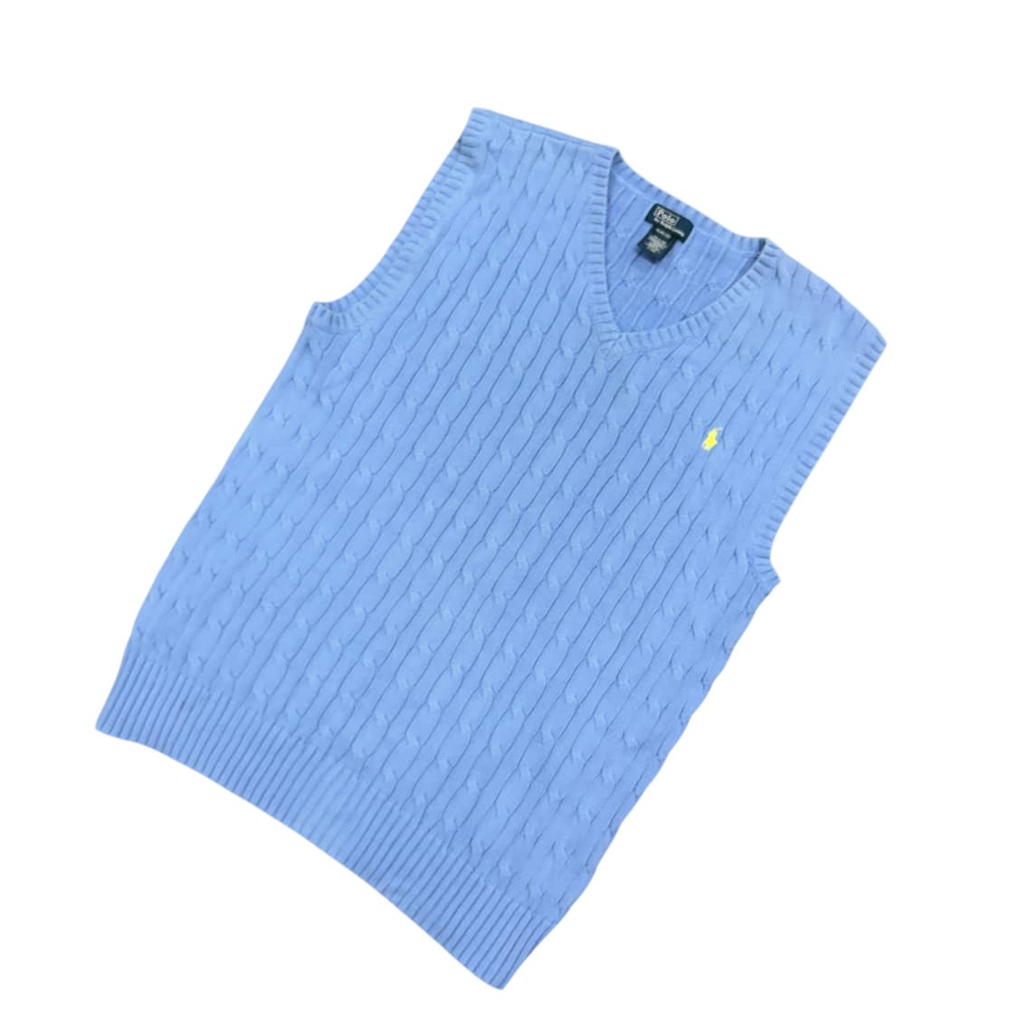 폴로 꽈배기 니트베스트 상품이미지3