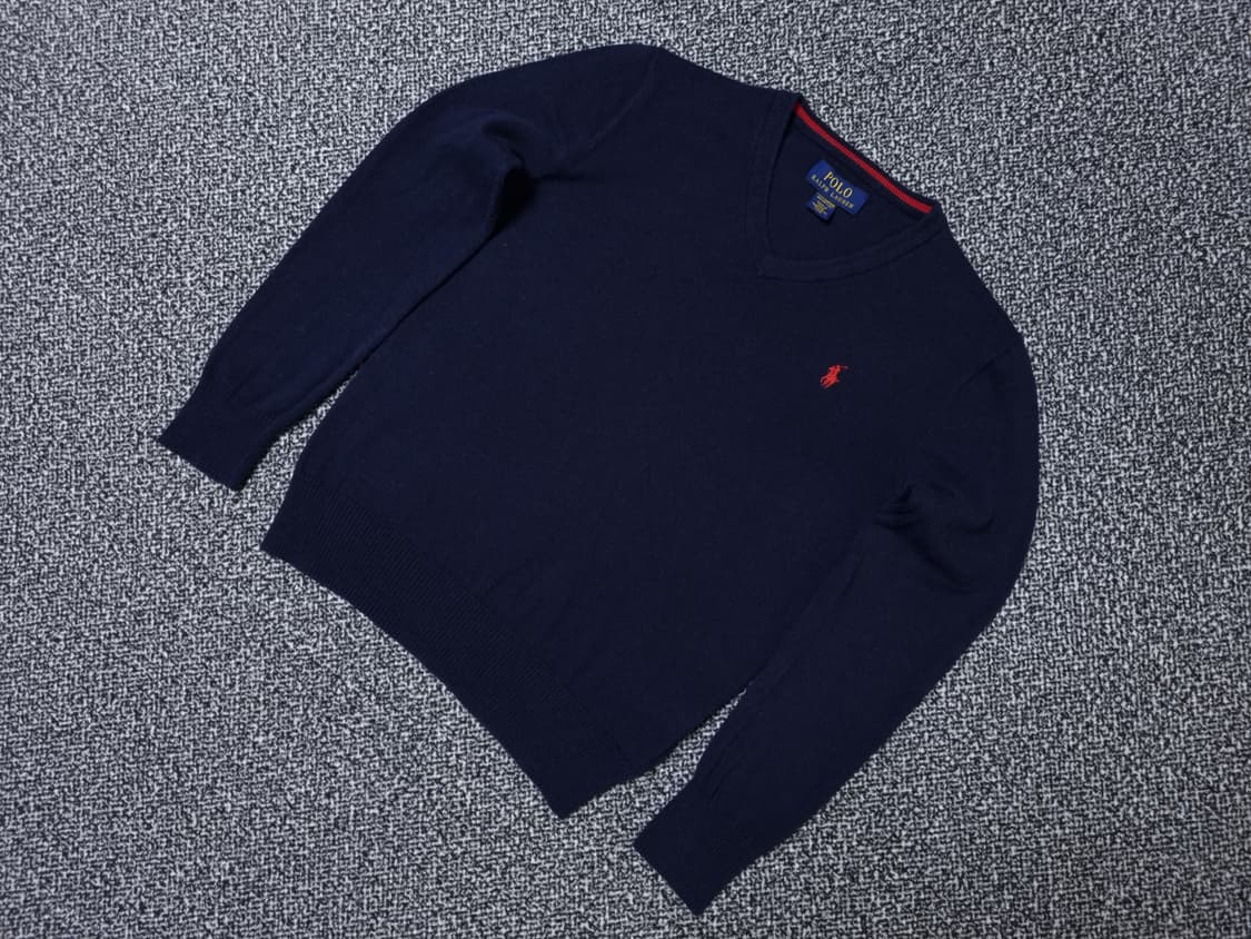 [무료배송][150]폴로 키즈 브이넥 니트 상품이미지3