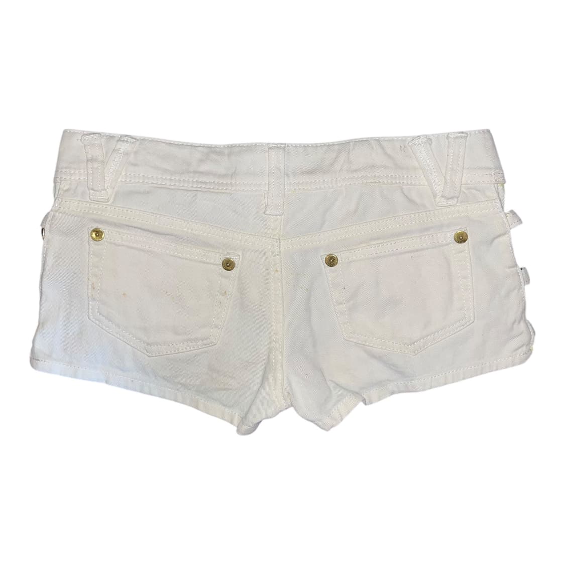 아일렛 화이트 숏팬츠 갸루y2k펑크 상품이미지3