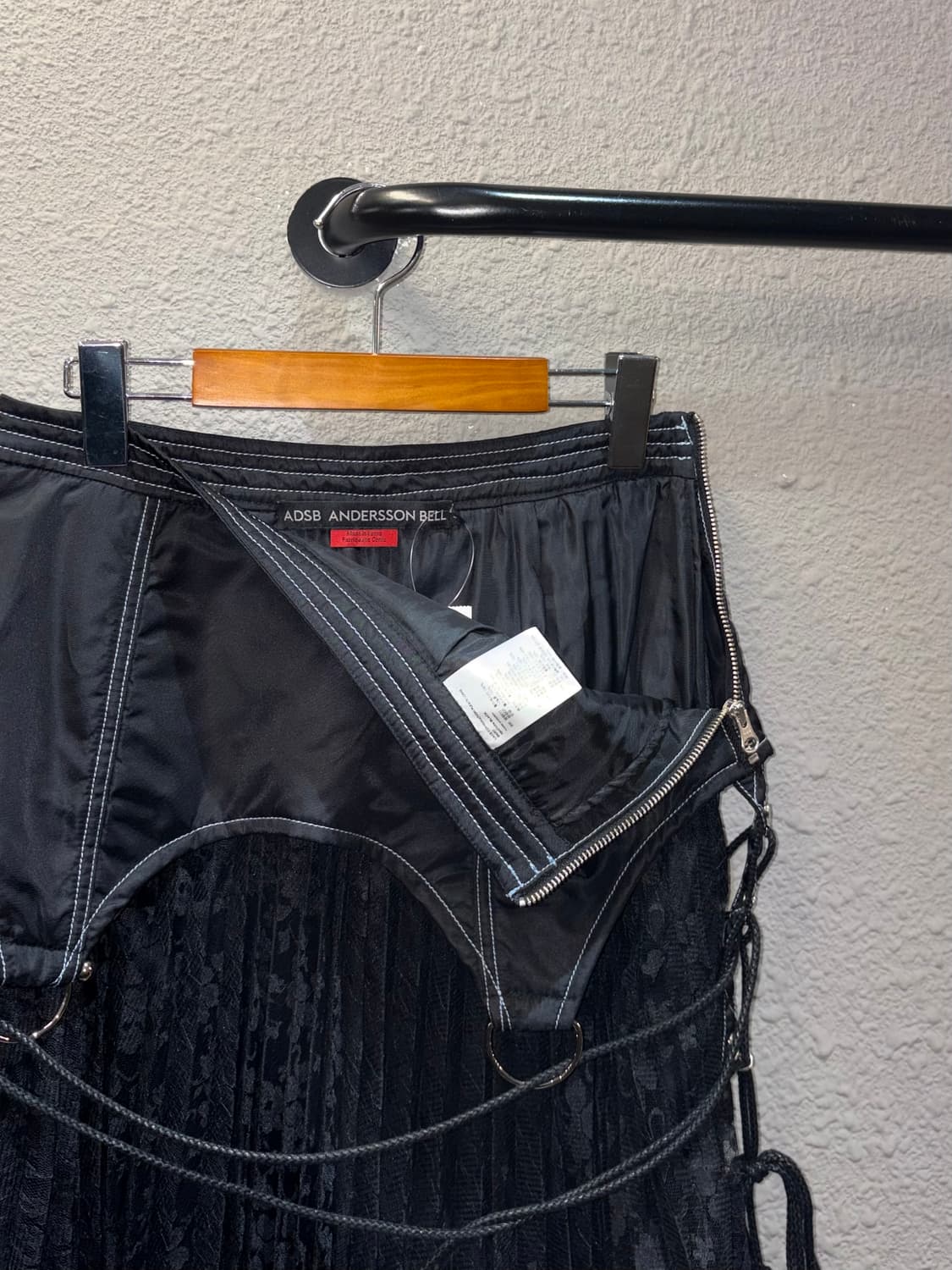 앤더슨벨 레이스 콤비네이션 플리츠 스커트 상품이미지9