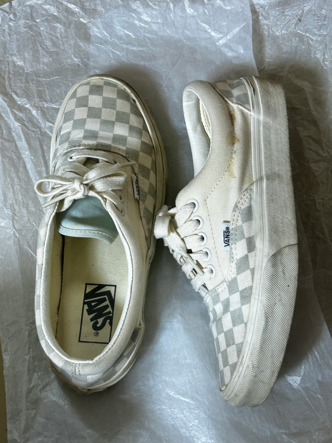 반스 체커보드 스모크 블루  상품이미지2