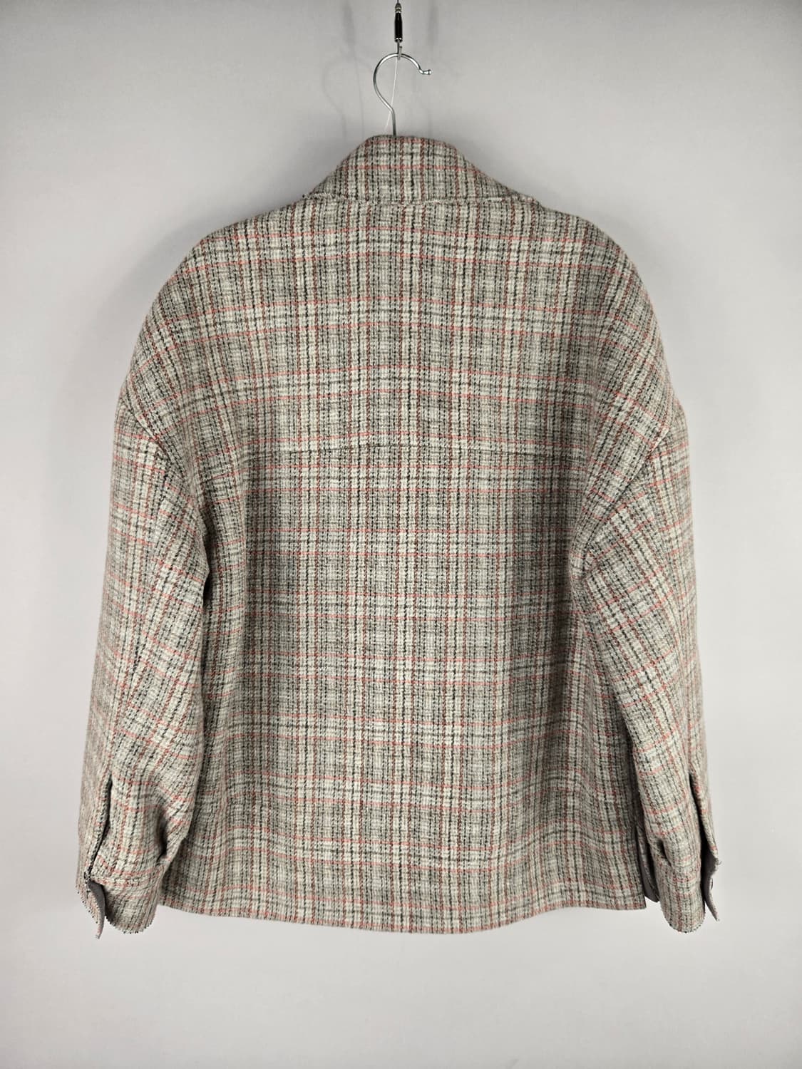 [무료배송]온앤온 F 여성 안감 누빔 울 혼방 체크 코트 상품이미지6