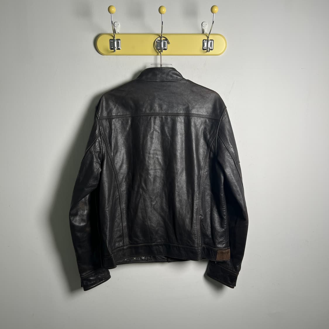 L'homme en Cuir 스웨이드 엣지라인 양가죽 라이더 자켓 50 상품이미지3