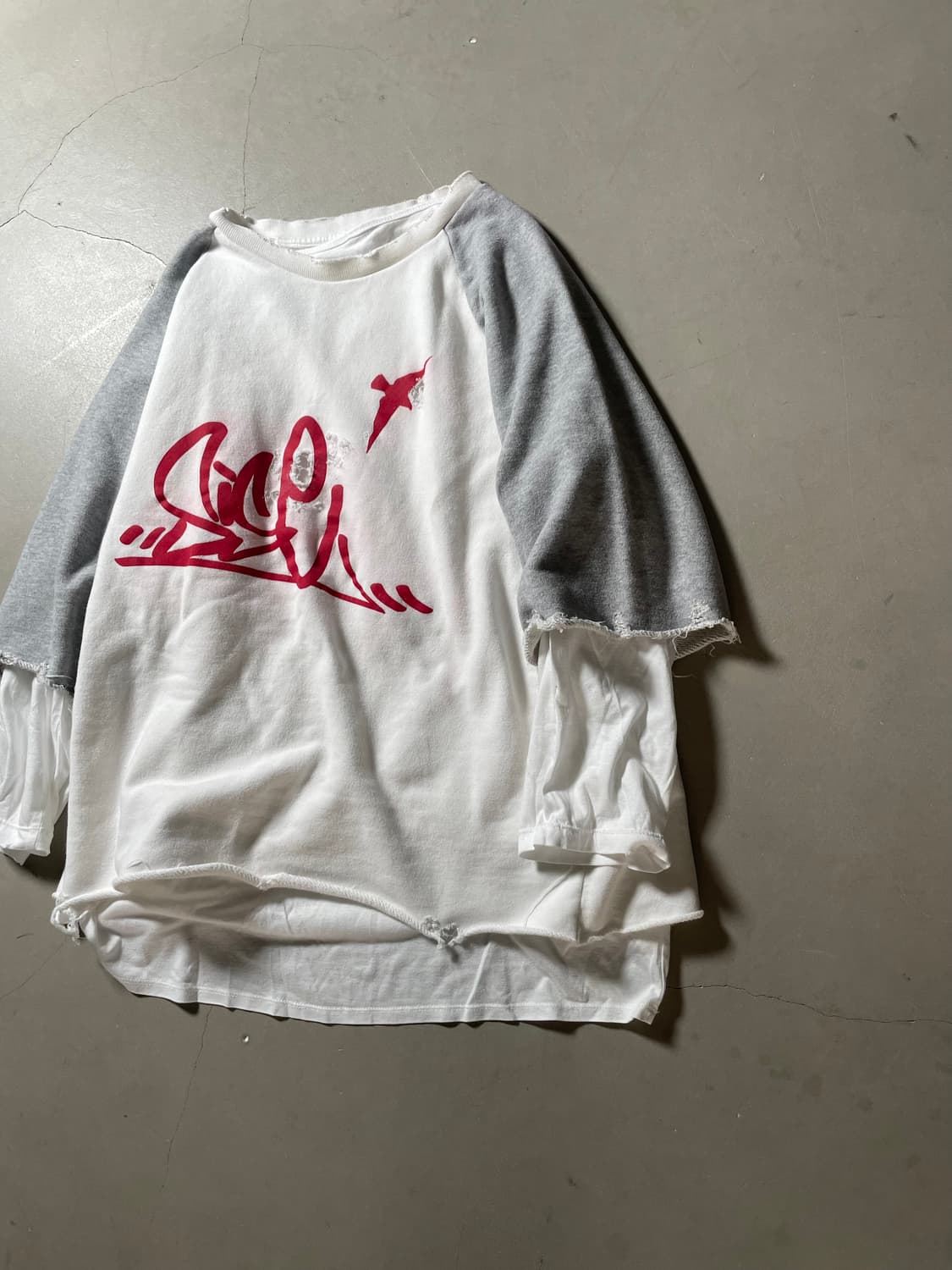 Sise Layered Graphic T-shirt Set  상품이미지2