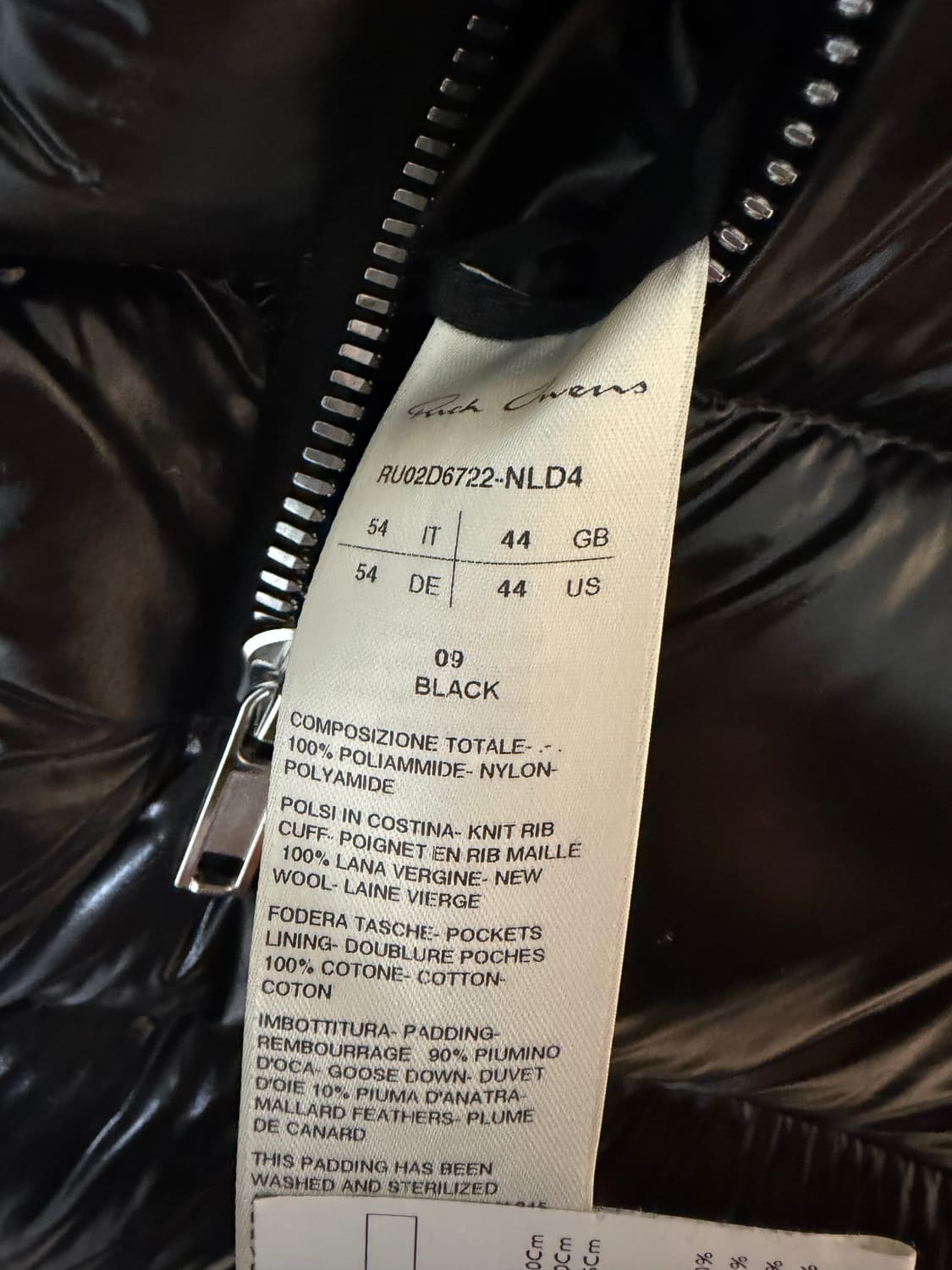 릭오웬스 김프다운패딩 54 상품이미지3