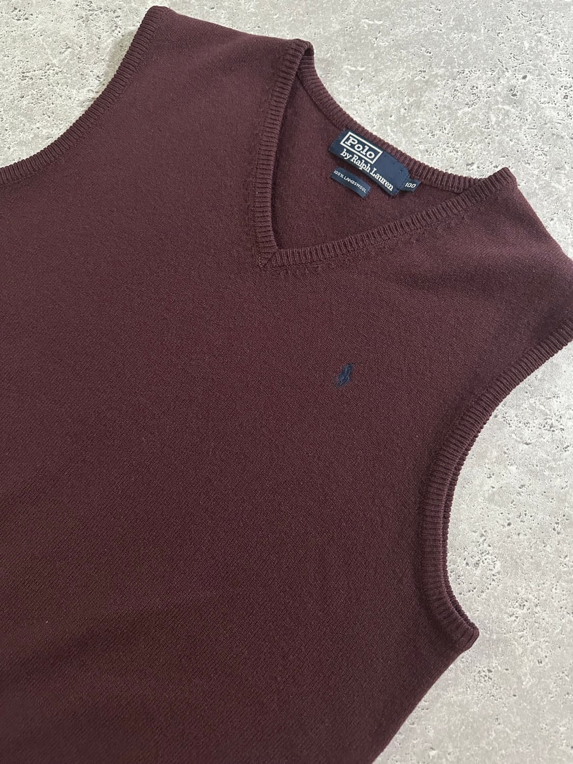 00s POLO RALPH LAUREN 브이넥 니트 베스트 005 상품이미지1