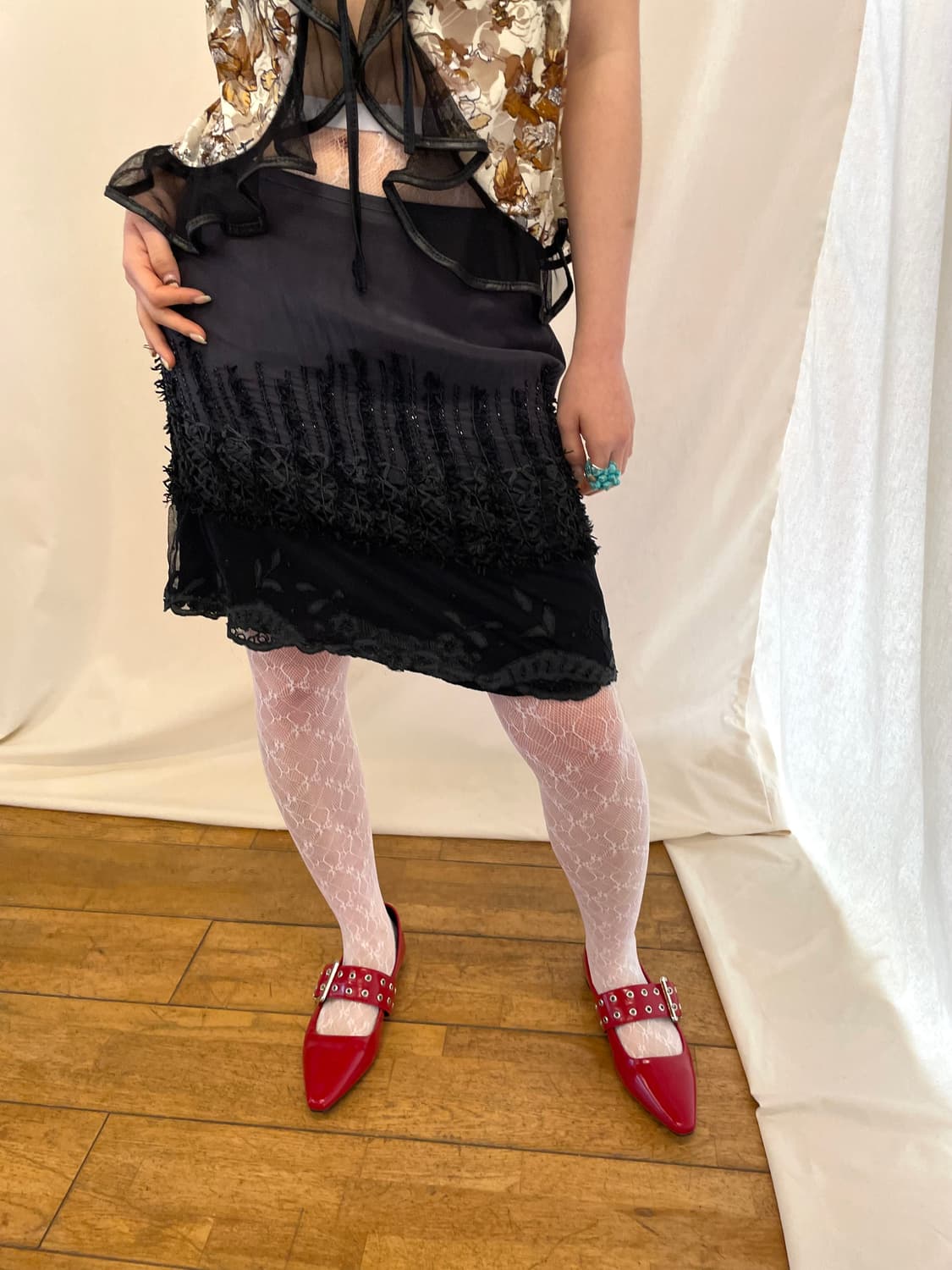 DIESEL fringe skirt 상품이미지5