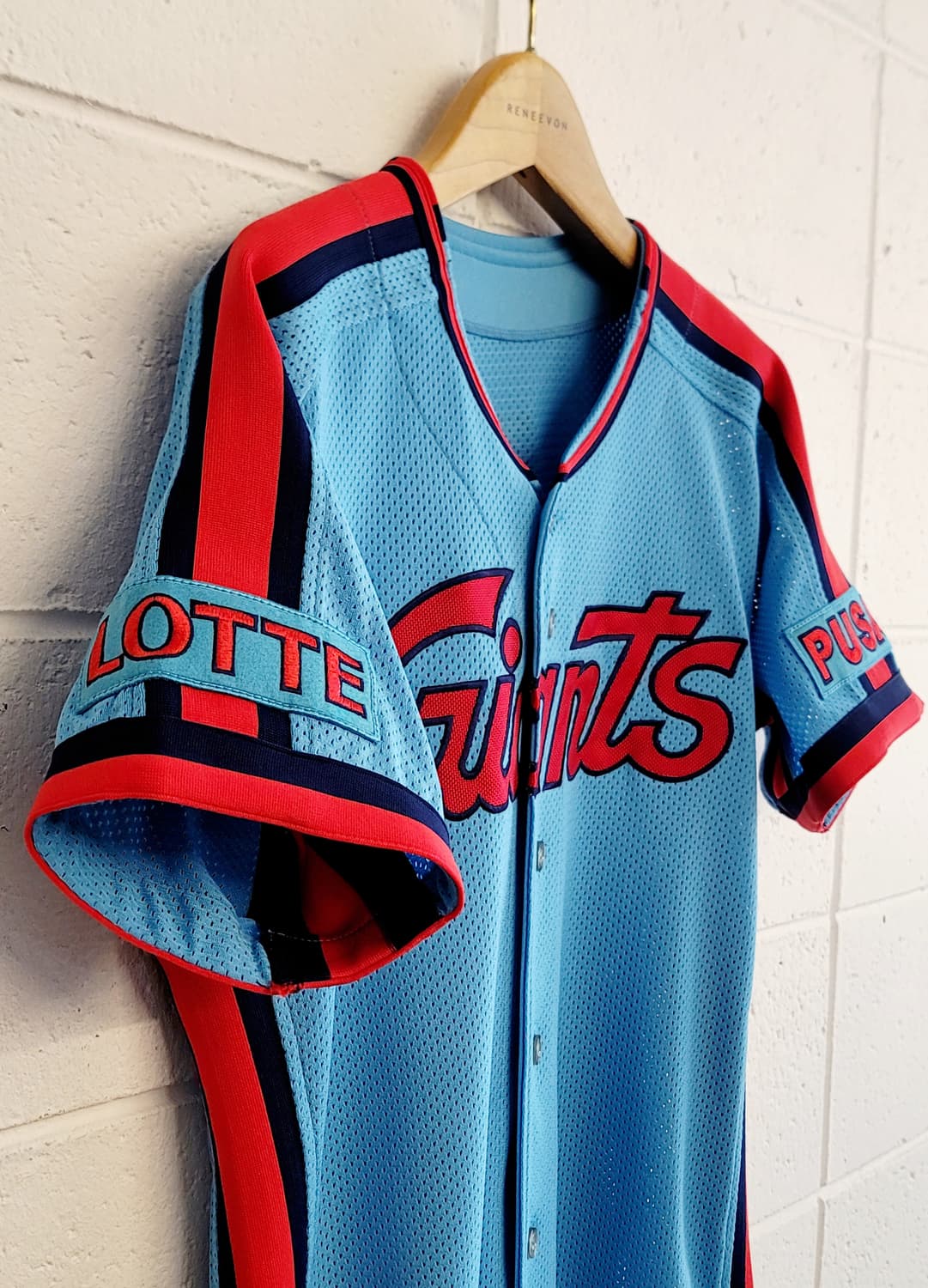 롯데자이언츠 올드 원정 챔피언 유니폼(No.8 전준우 마킹) 판매 상품이미지5