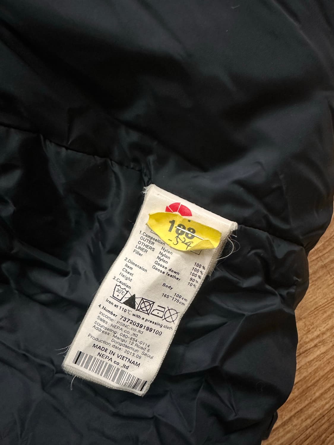 (100)네파 그린란드 구스다운 대장 패딩 상품이미지7