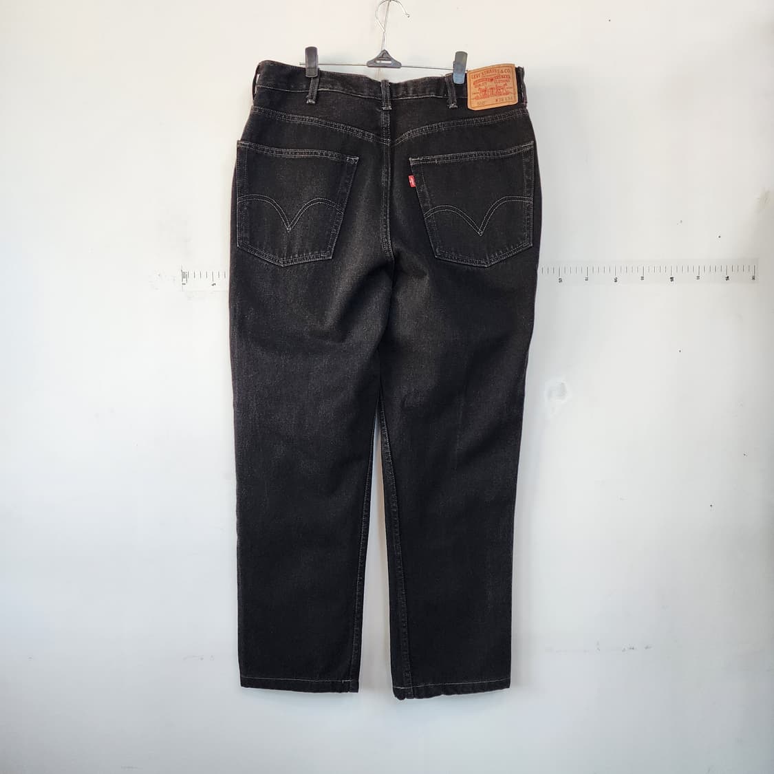 리바이스550 블랙 데님 팬츠 상품이미지3