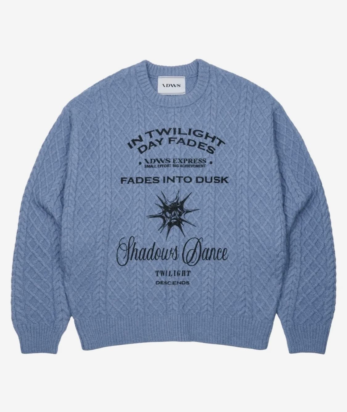 DNSR Dusky Day Crewneck Knit Blue 0사이즈  상품이미지2
