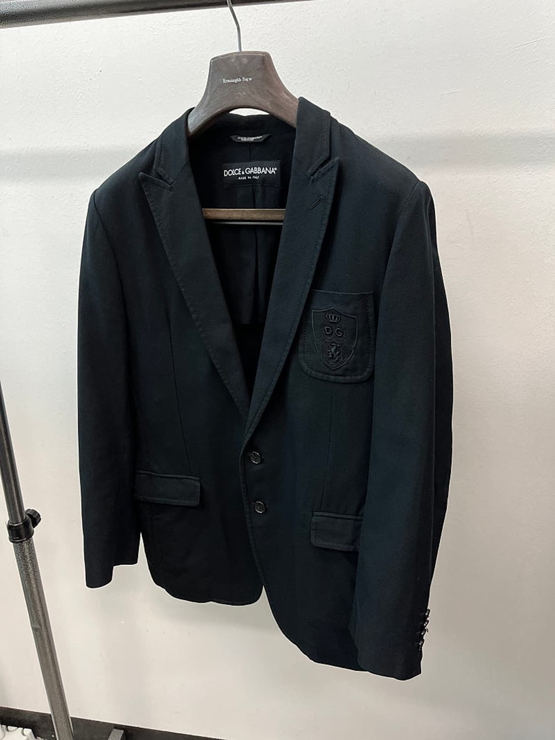 100) 돌체앤가바나 포켓 쉴드자수 블레이져  상품이미지1