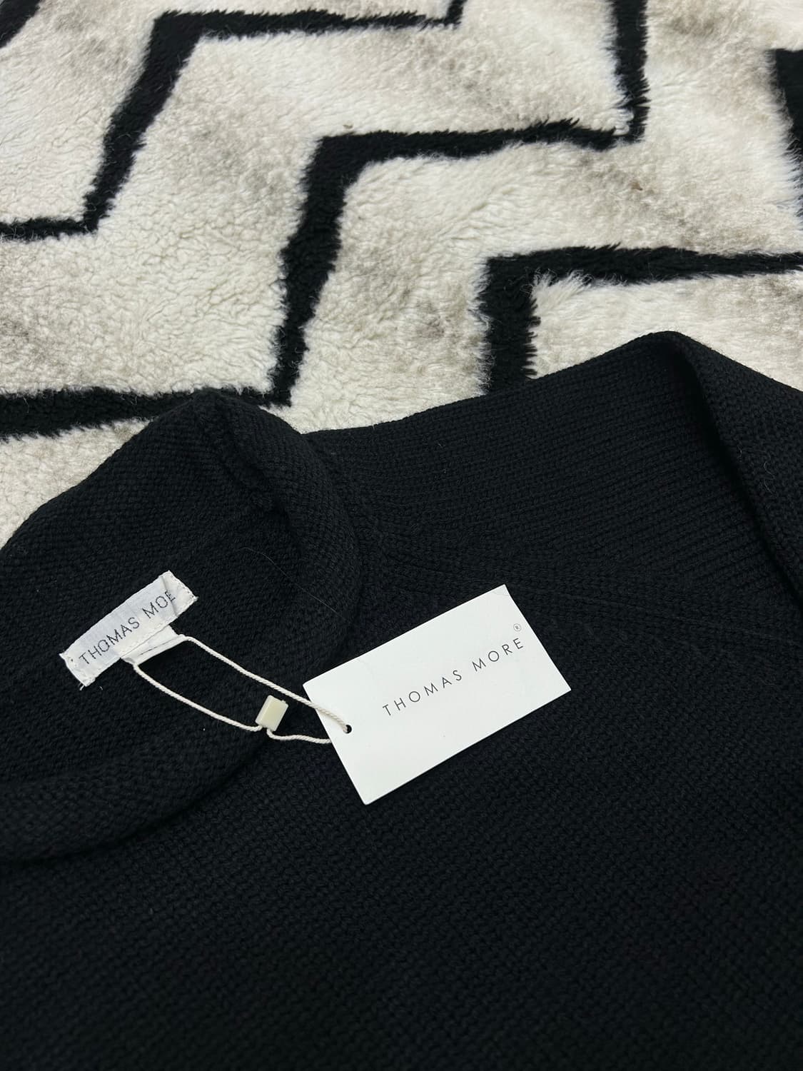 [M]토마스모어 롤링 폴라 니트/블랙 상품이미지1
