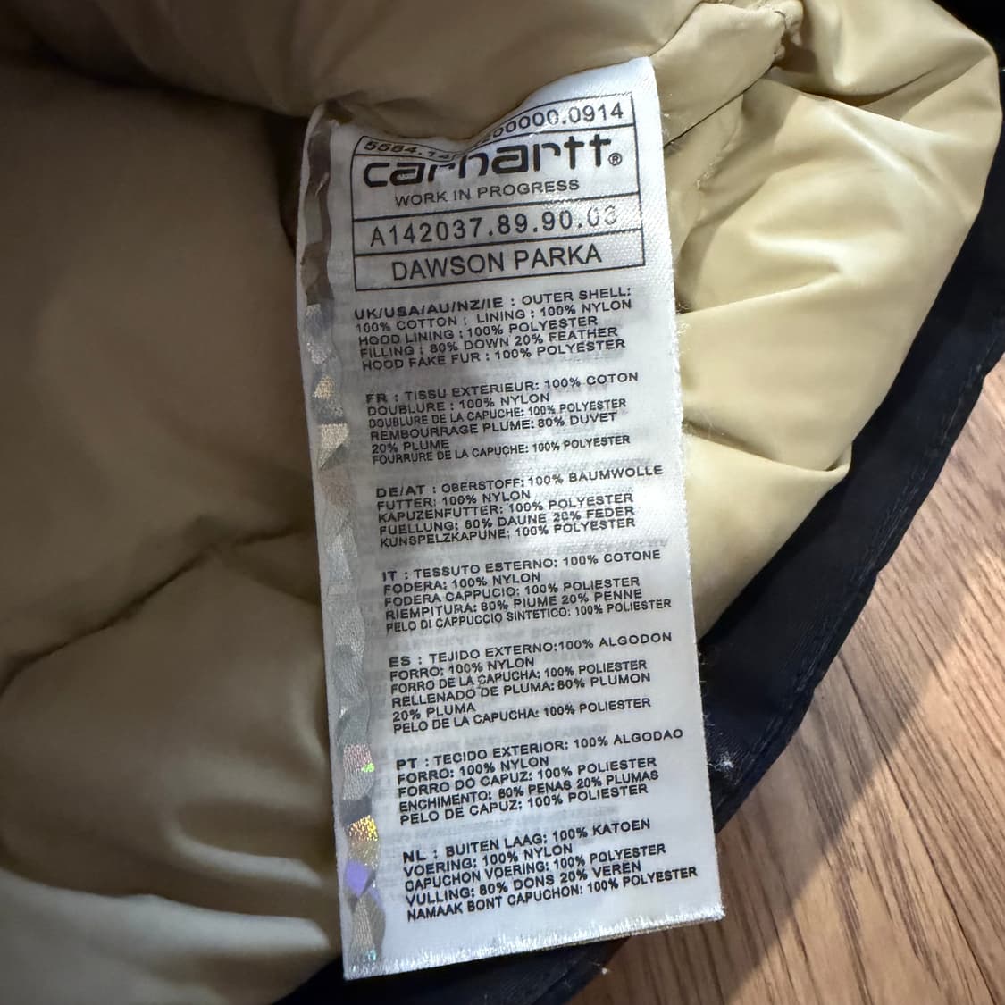 칼하트 WIP 도슨 파카 상품이미지5