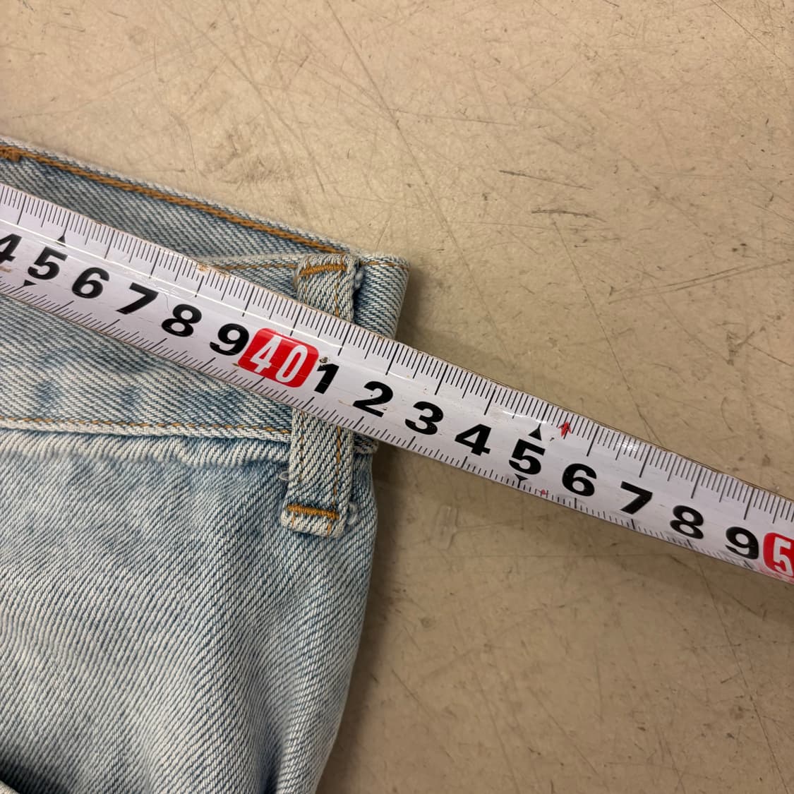 올드네이비 연청 데님 팬츠 상품이미지6