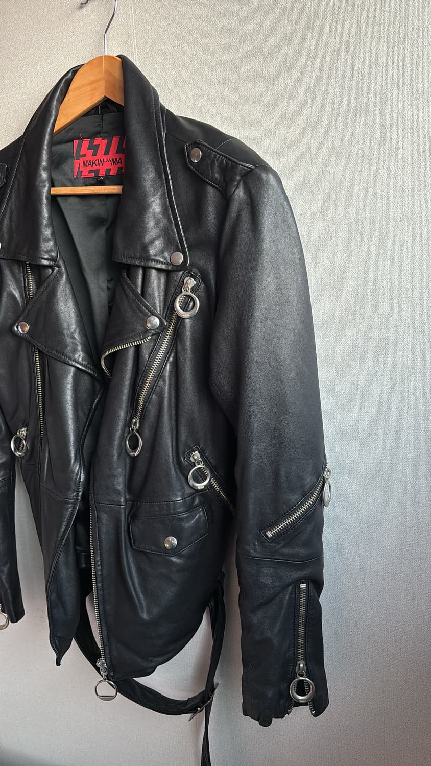 MAKIN JAN MA 09AW Bondage Leather Jacket 상품이미지3