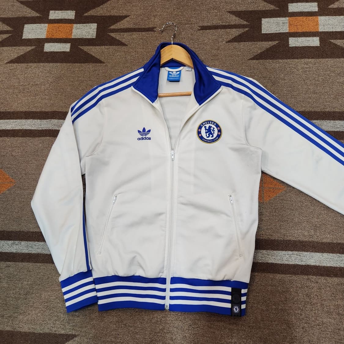 첼시 아디다스 트랙탑 져지 s 95~100 화이트 상품이미지1