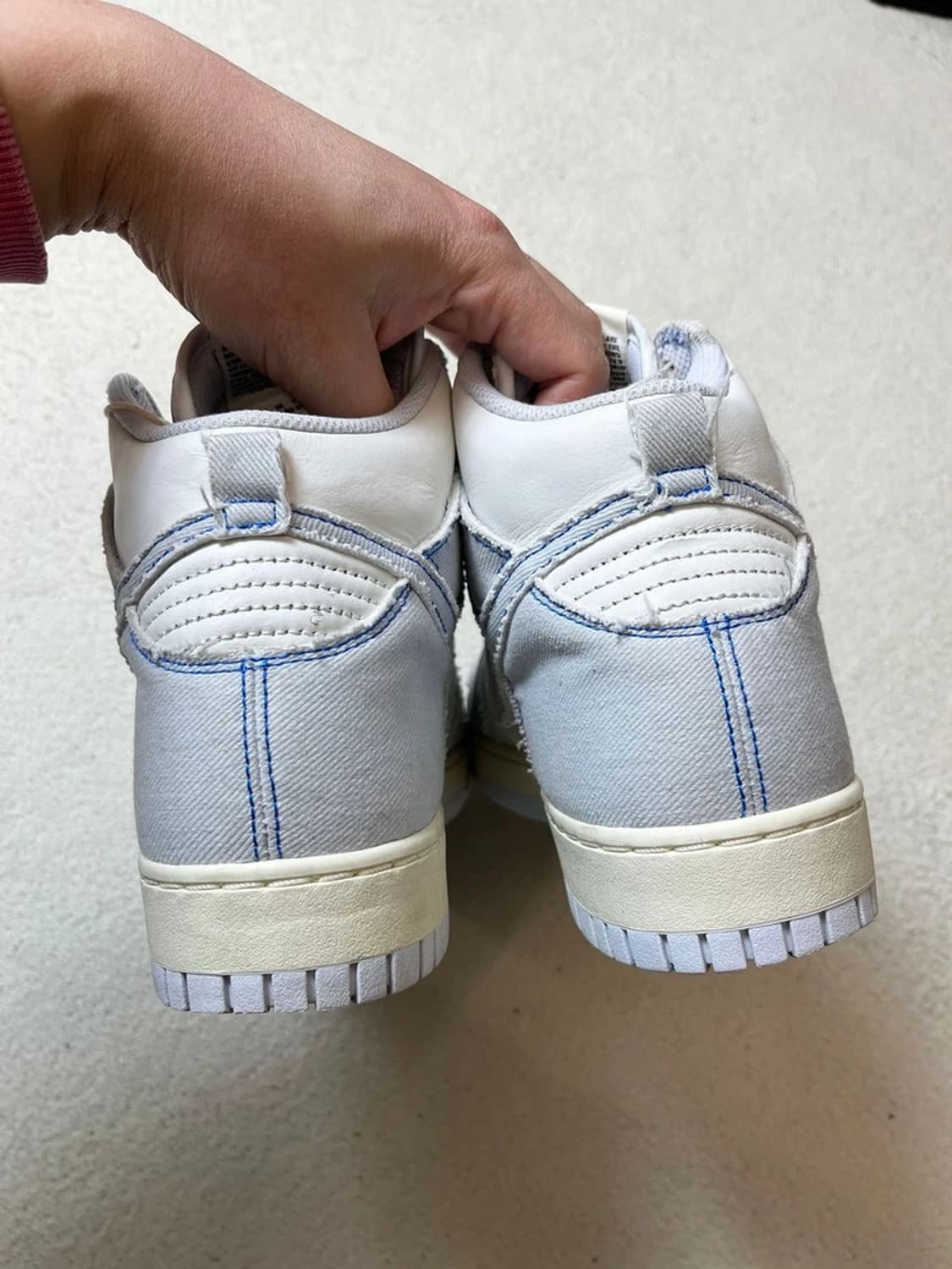 나이키 덩크 하이 1985 블루 데님 스니커즈 A1875 상품이미지8