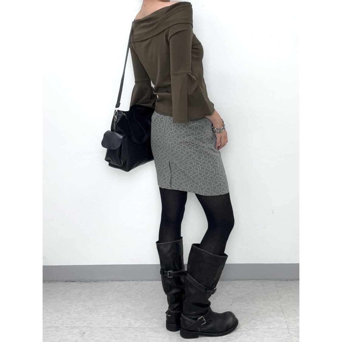 빈티지 오프숄더 티셔츠 상품이미지4