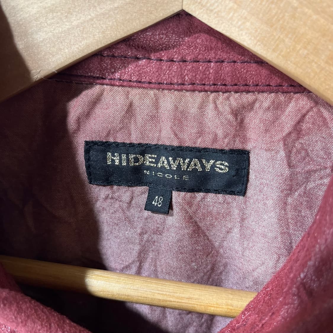 [Hideaways] 하이드어웨이 니콜 y2k 레더 웨스턴셔츠 상품이미지5