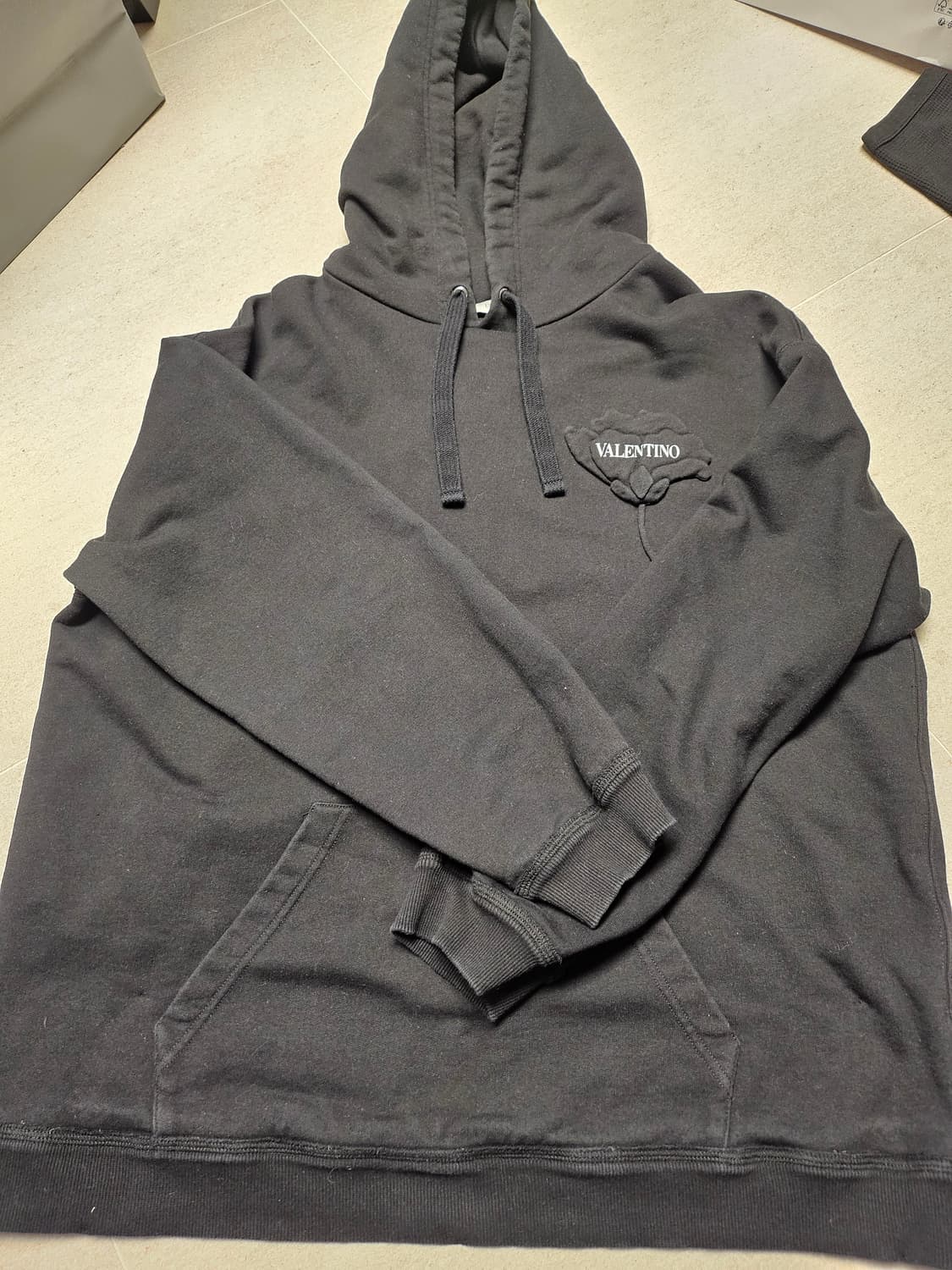 발렌티노 블랙 후드티 M 상품이미지1