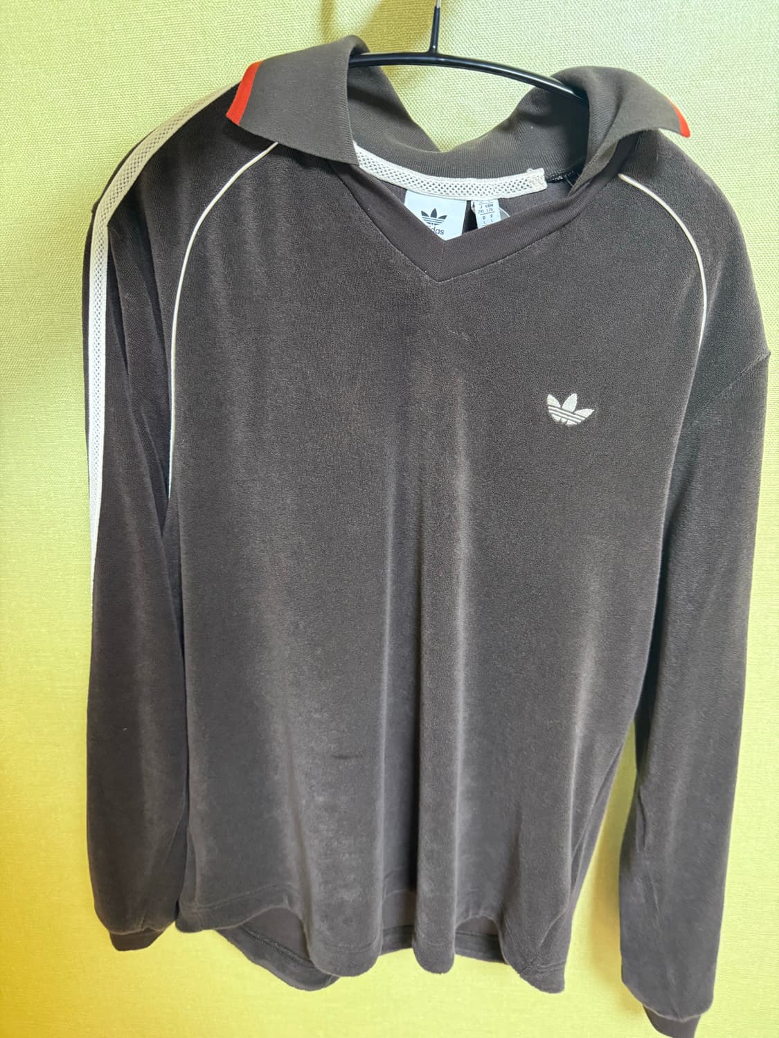 아디다스 x 웨일스보너 타월 롱 슬리브 다크 브라운 상품이미지3