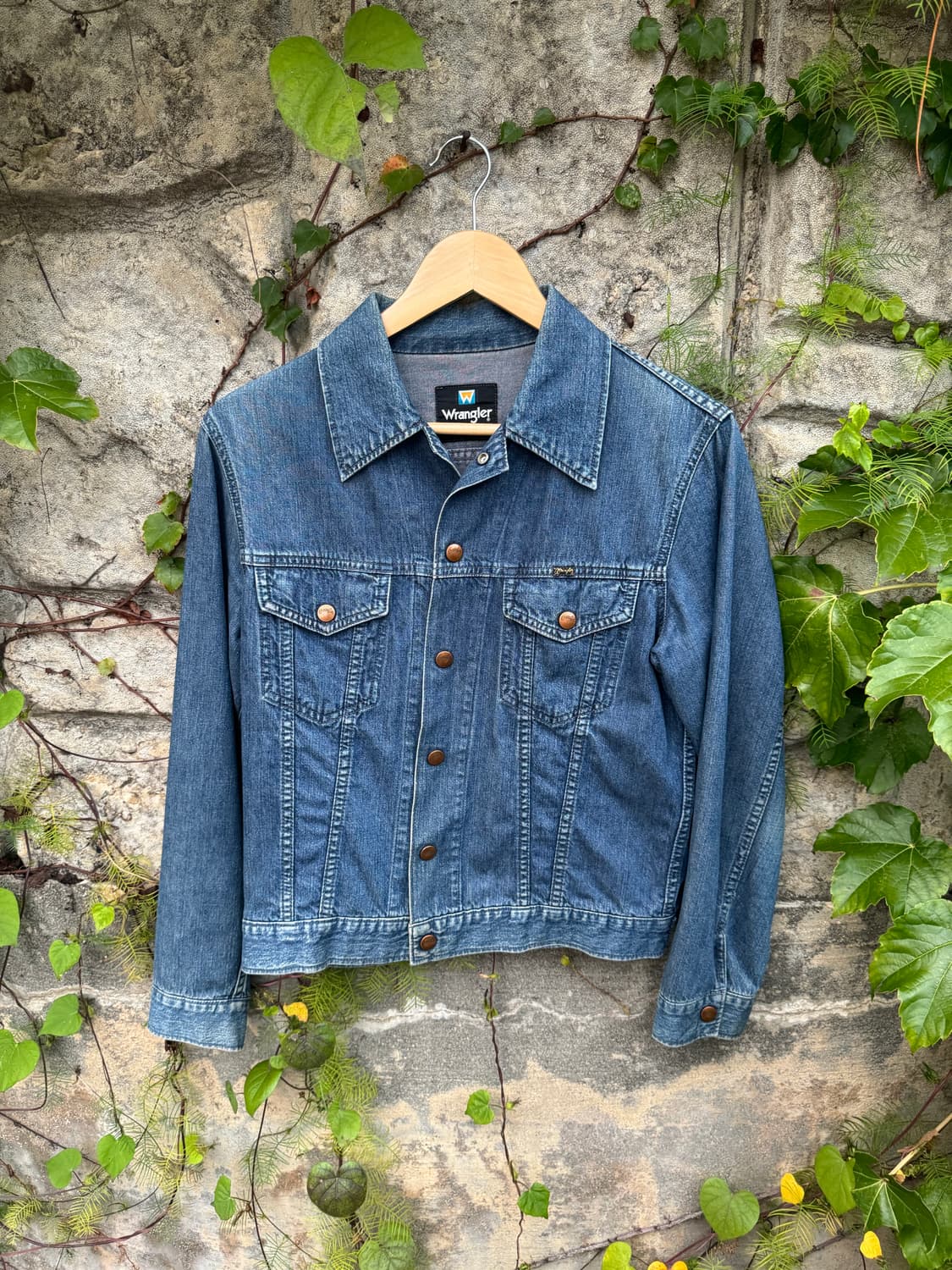 랭글러 wrangler 리바이스 3세대 쉐입 버튼식 데님 자켓 우먼 상품이미지1