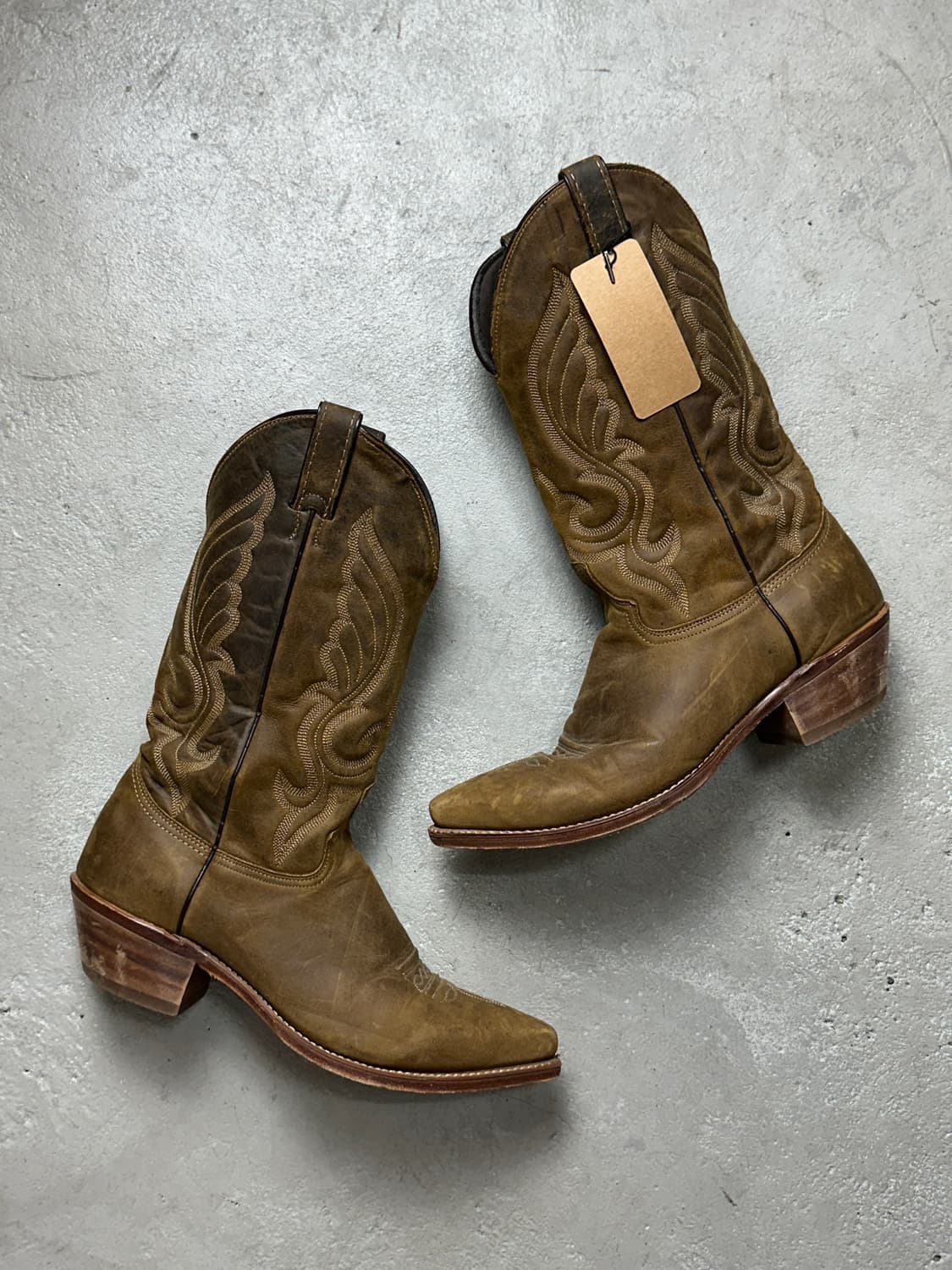 빈티지 스퀘어토 카우보이 웨스턴 부츠 상품이미지4