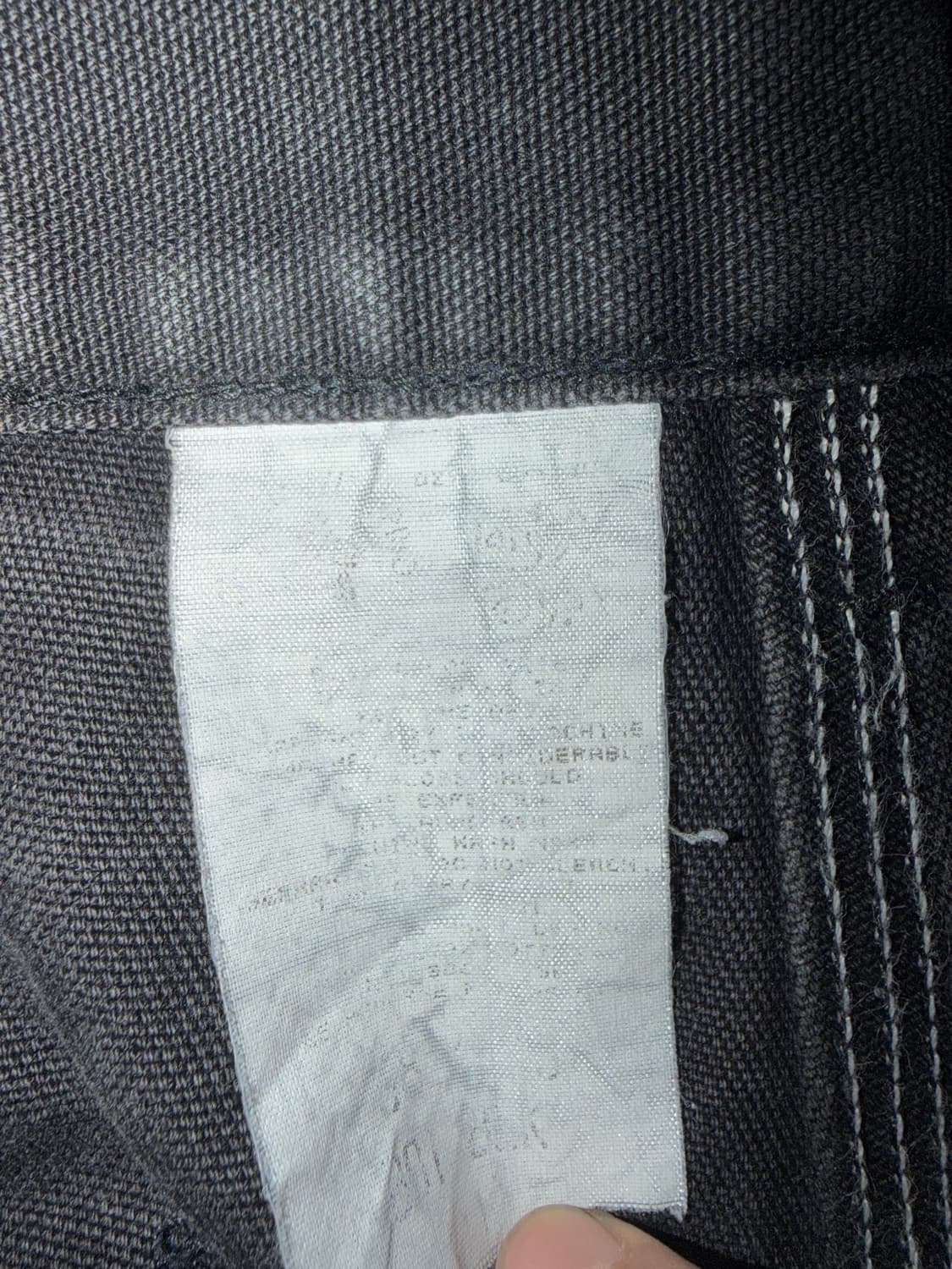 90s 빈티지 칼하트 더블니 b01 blk 상품이미지5