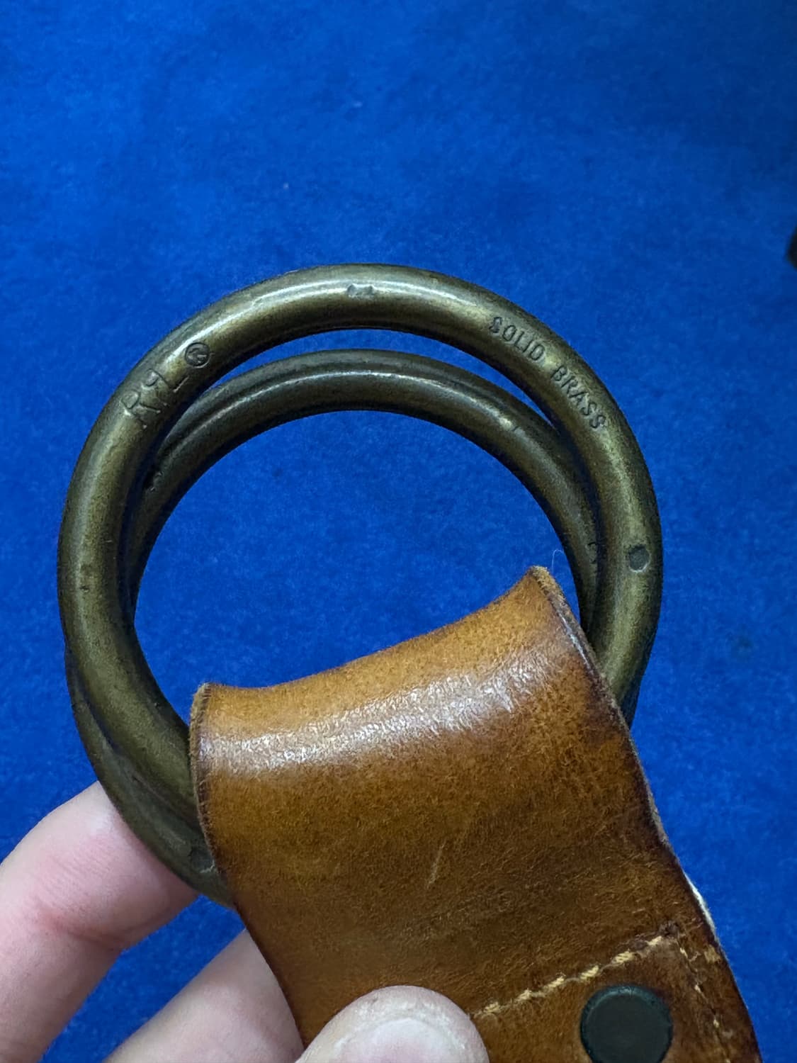 더블알엘 RRL 레더 오링 벨트 상품이미지5