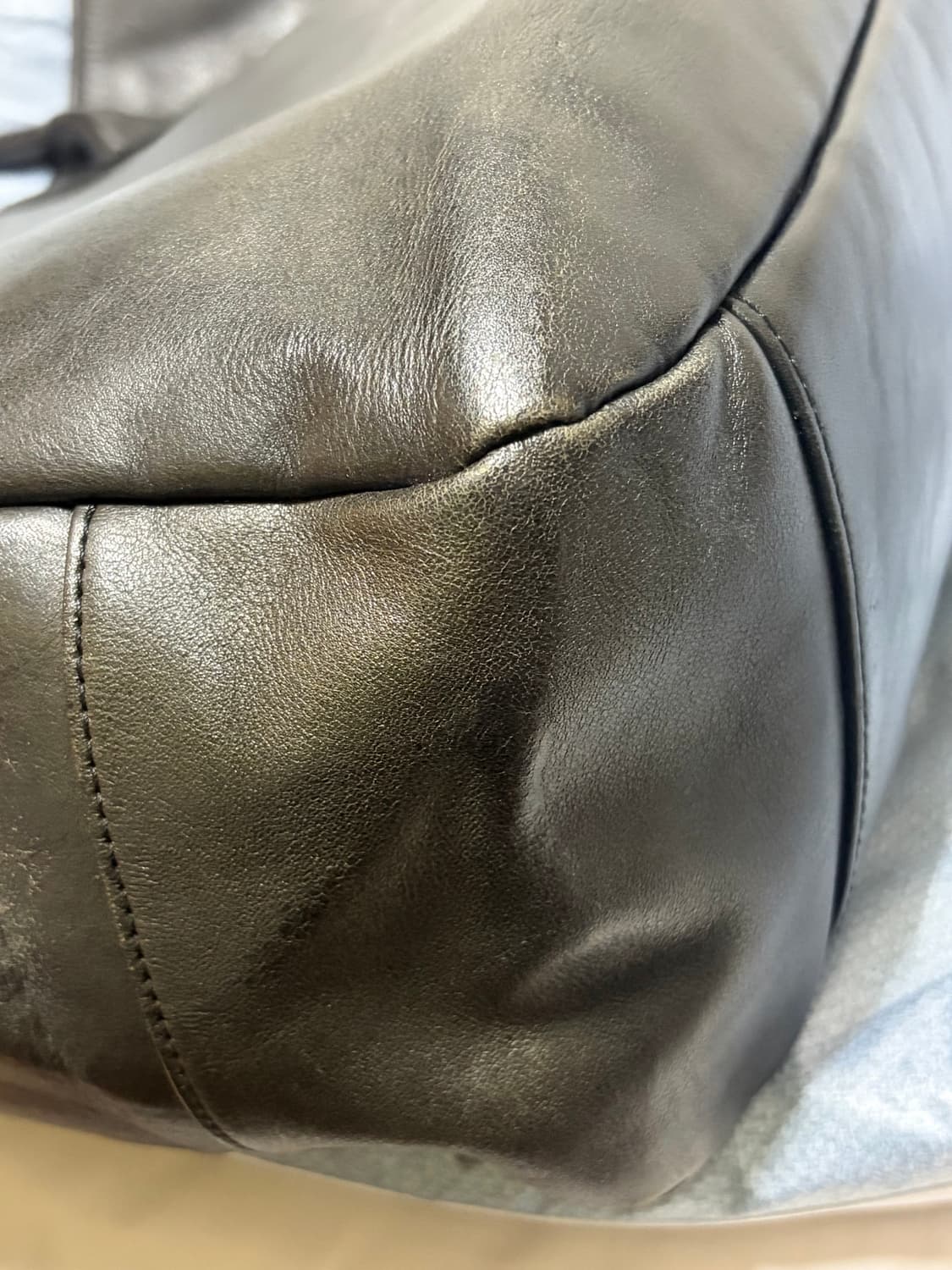 요지야마모토 Y’s 레더 빅 토트백 상품이미지7