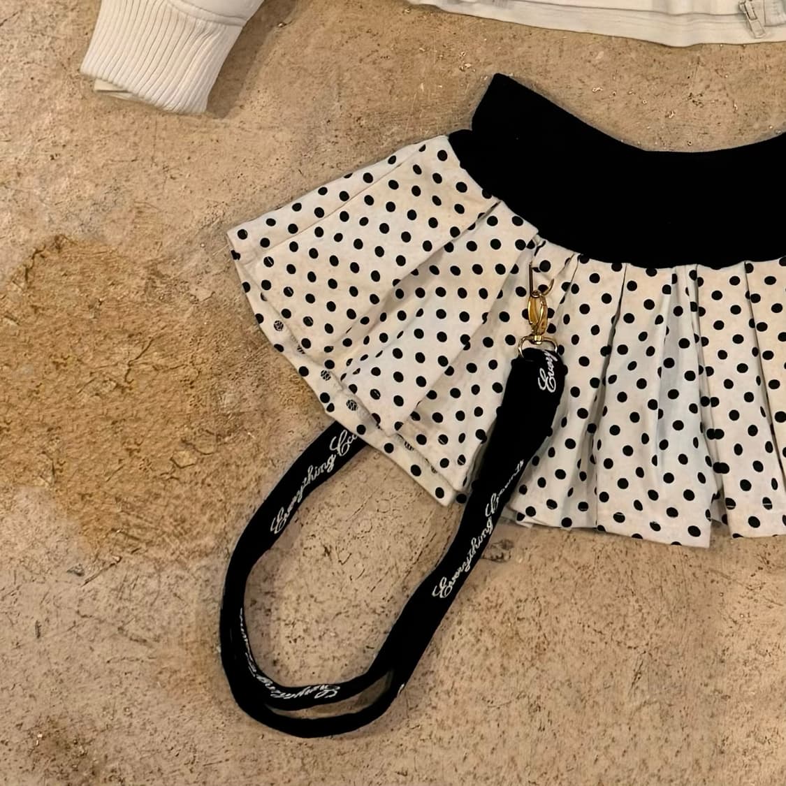 도트 플리츠 스커트 팬츠 상품이미지2