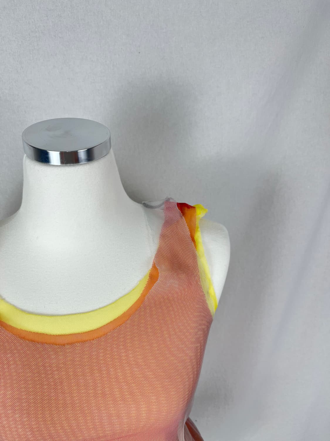 Vintage 매쉬 슬리브리스  상품이미지2