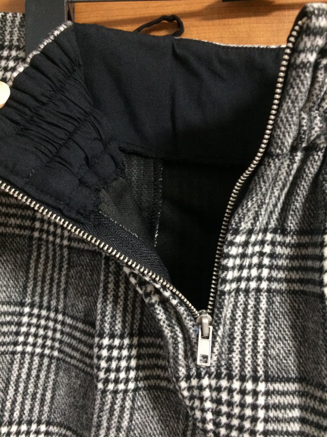 리본 체크 치마 상품이미지3