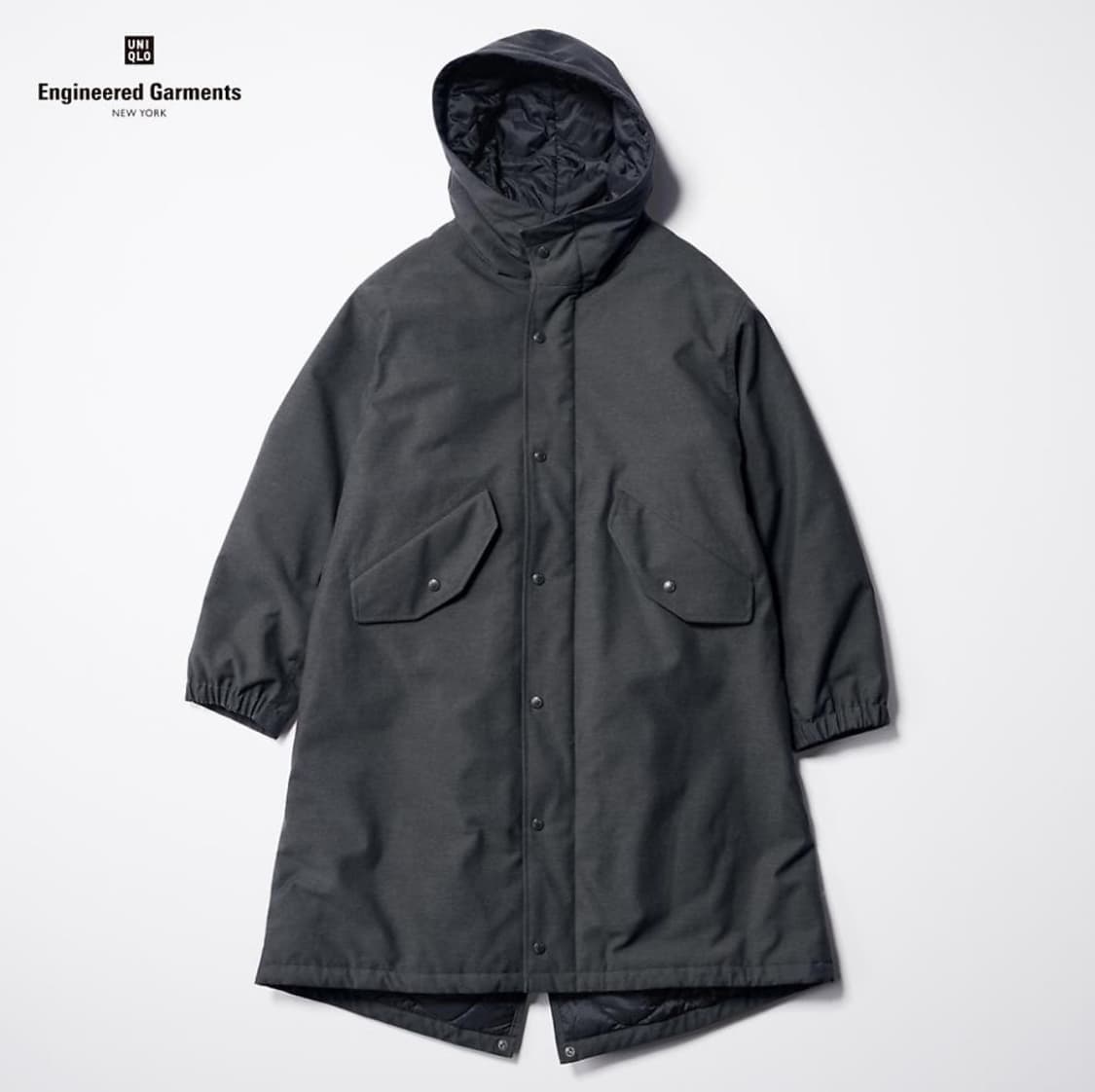유니클로 엔지니어드가먼츠 퍼프테크 후드코트 상품이미지1
