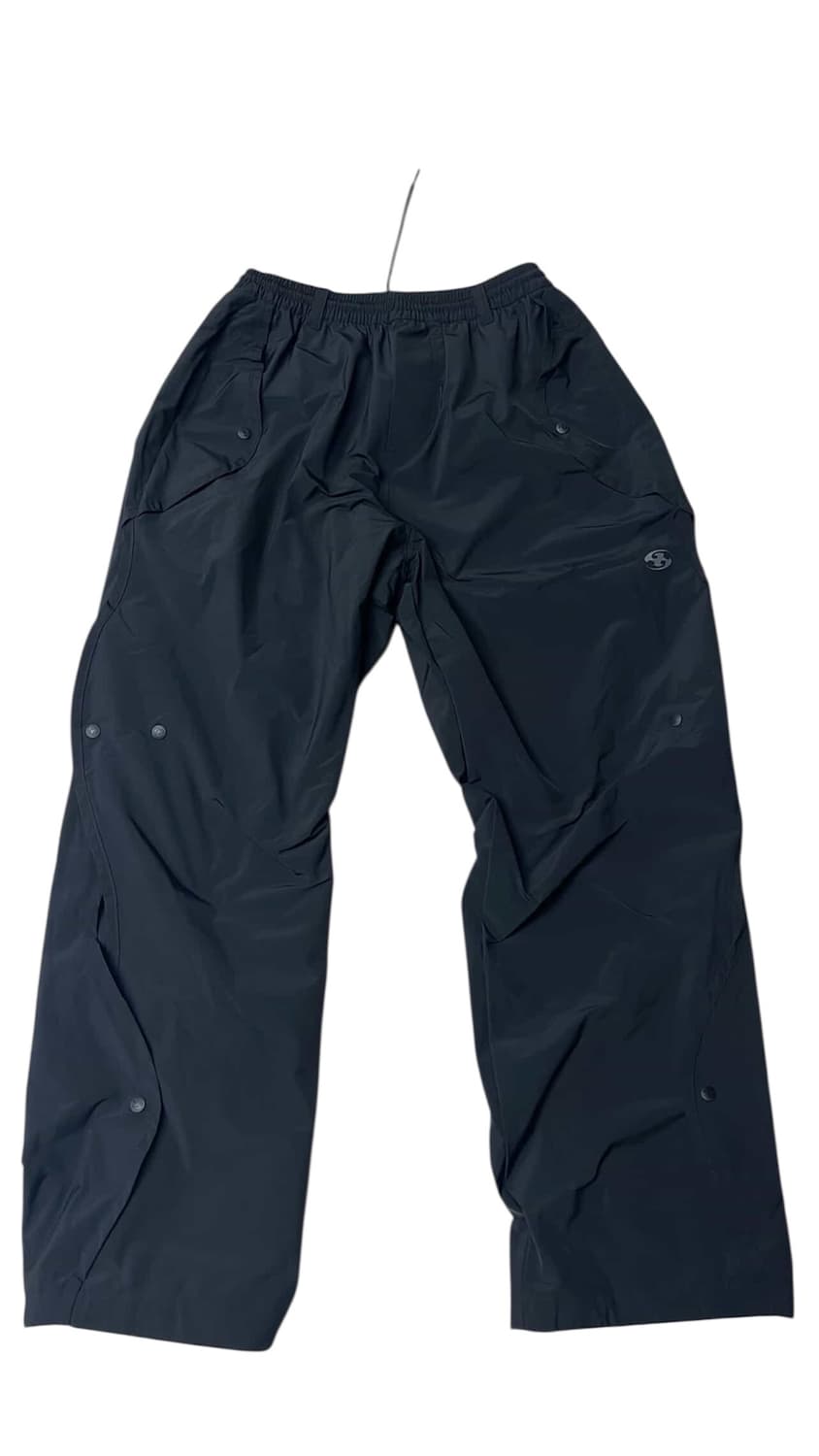 [1] 산산기어 코튼 웨이브 팬츠 블랙 상품이미지1