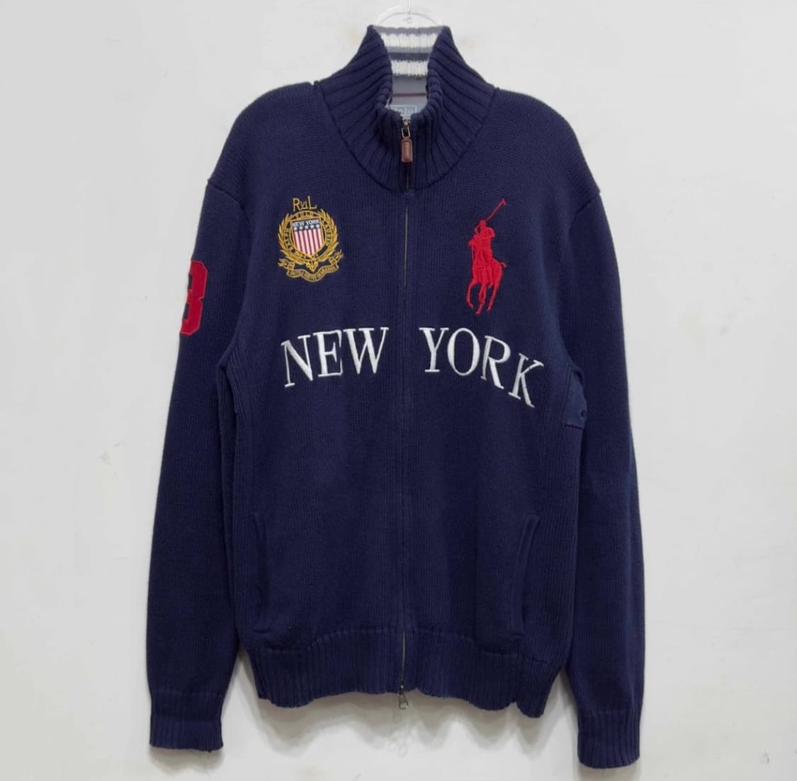 폴로 랄프로렌 니트 집업 빅포니 상품이미지1