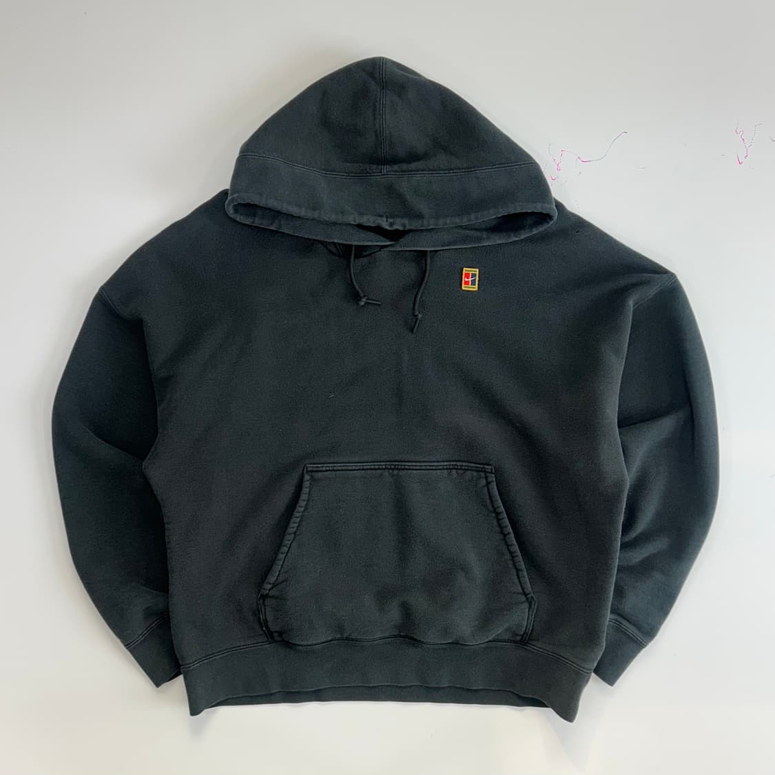 Nike 나이키 스몰로고 다크 네이비 후드티 상품이미지3