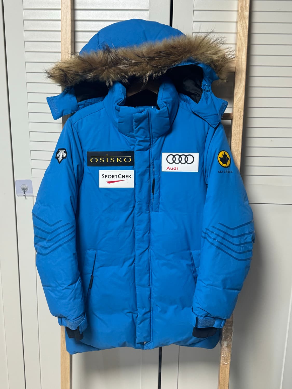 데상트 아우디 블루 패딩 자켓 새상품급 상품이미지2