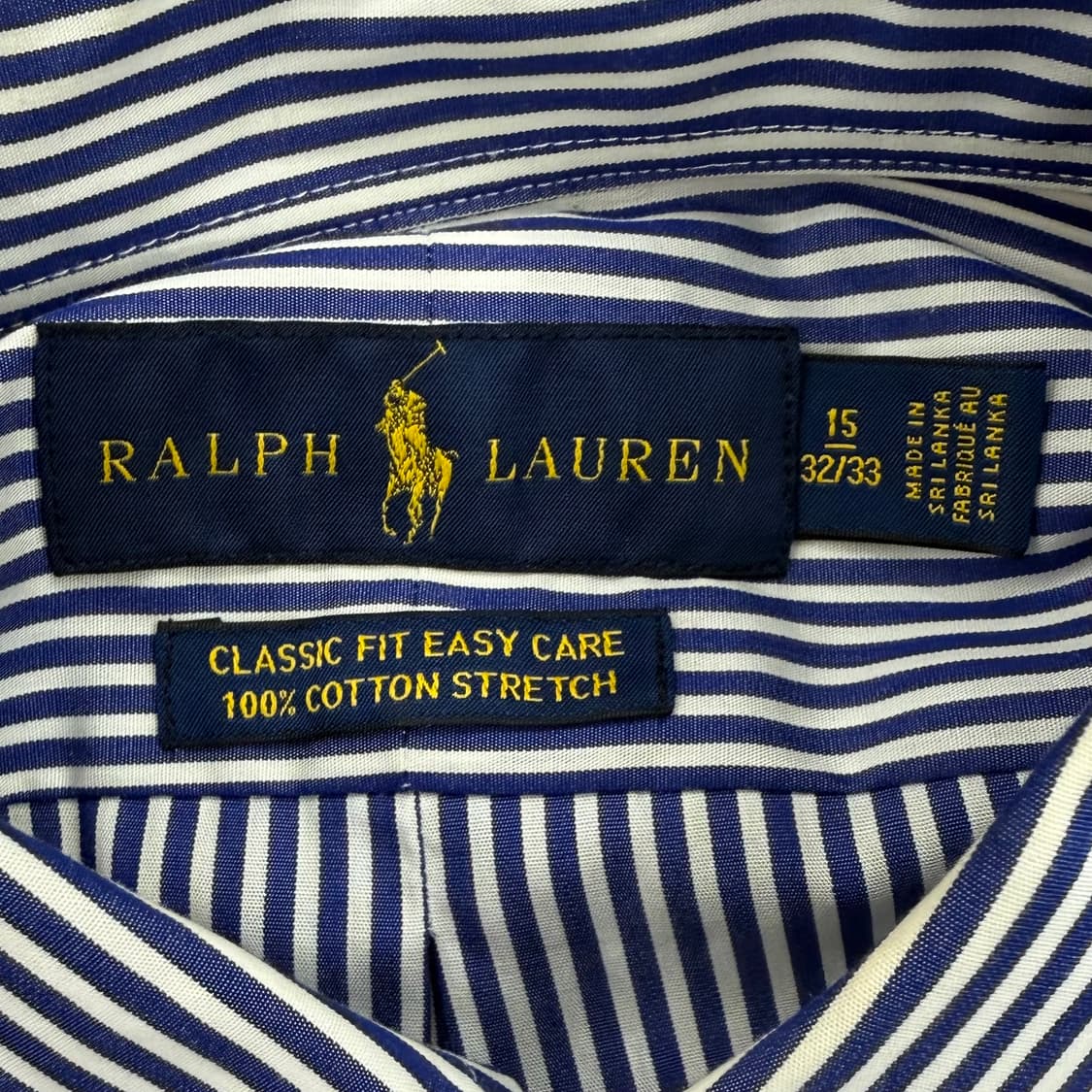 폴로 클래식핏 이지케어 스트라이프셔츠 상품이미지2