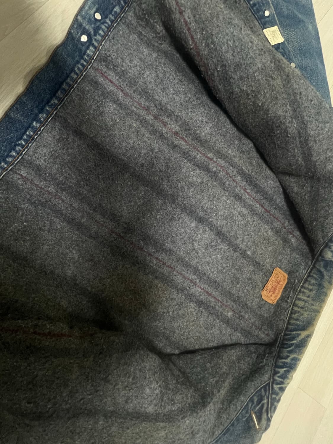 리바이스 블랭킷 데님자켓 80s 90s USA 상품이미지4