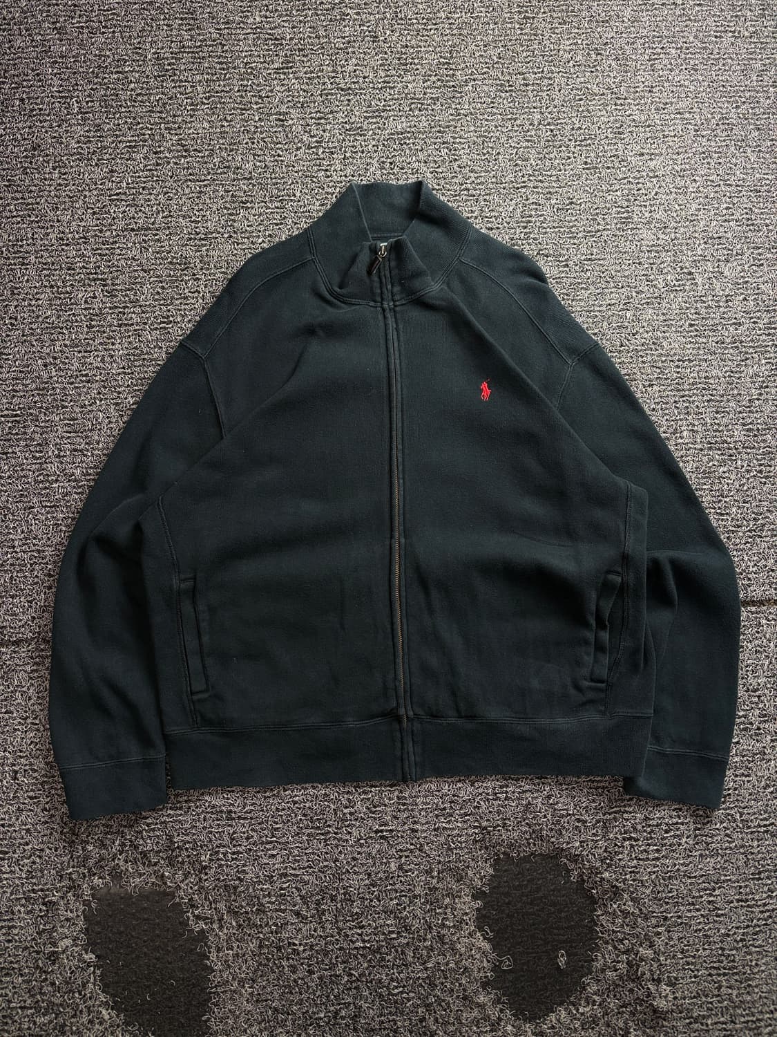 폴로 랄프로렌 포니로고 더블 니트 풀 집업 3906 상품이미지2